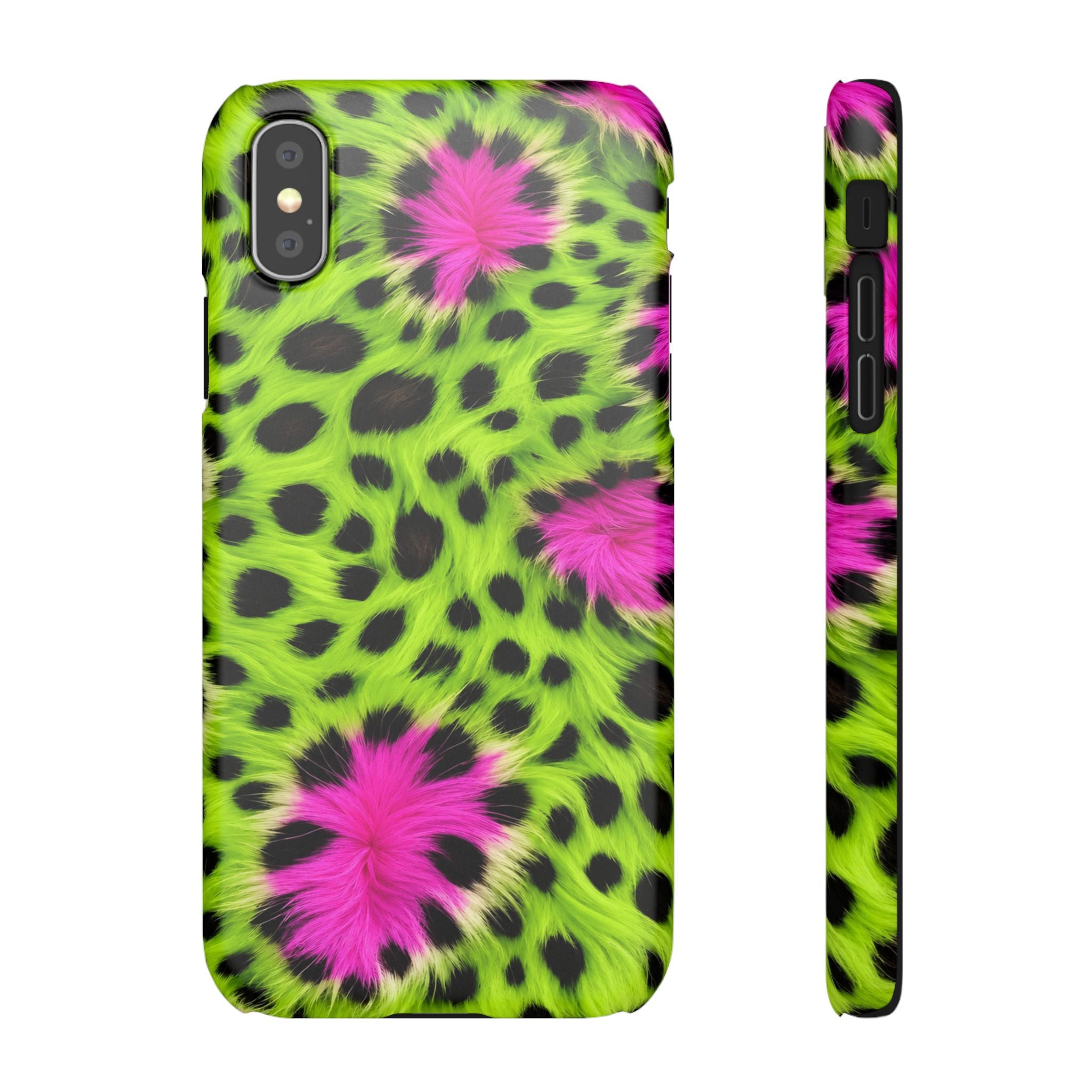 Neon Leopard Phone Case