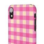 Pink Gingham Phone Case