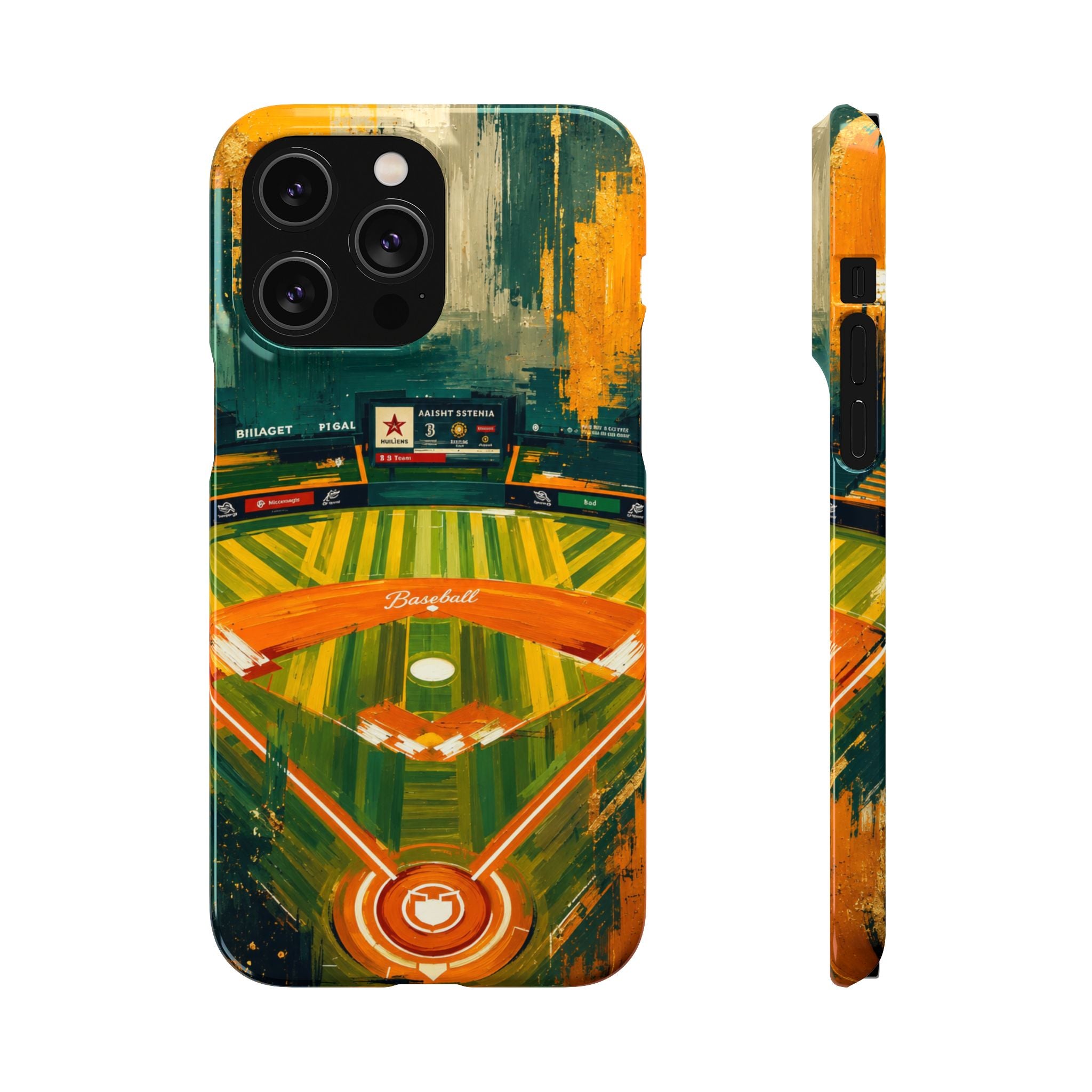 Abstract Baseball Stadium Phone Case