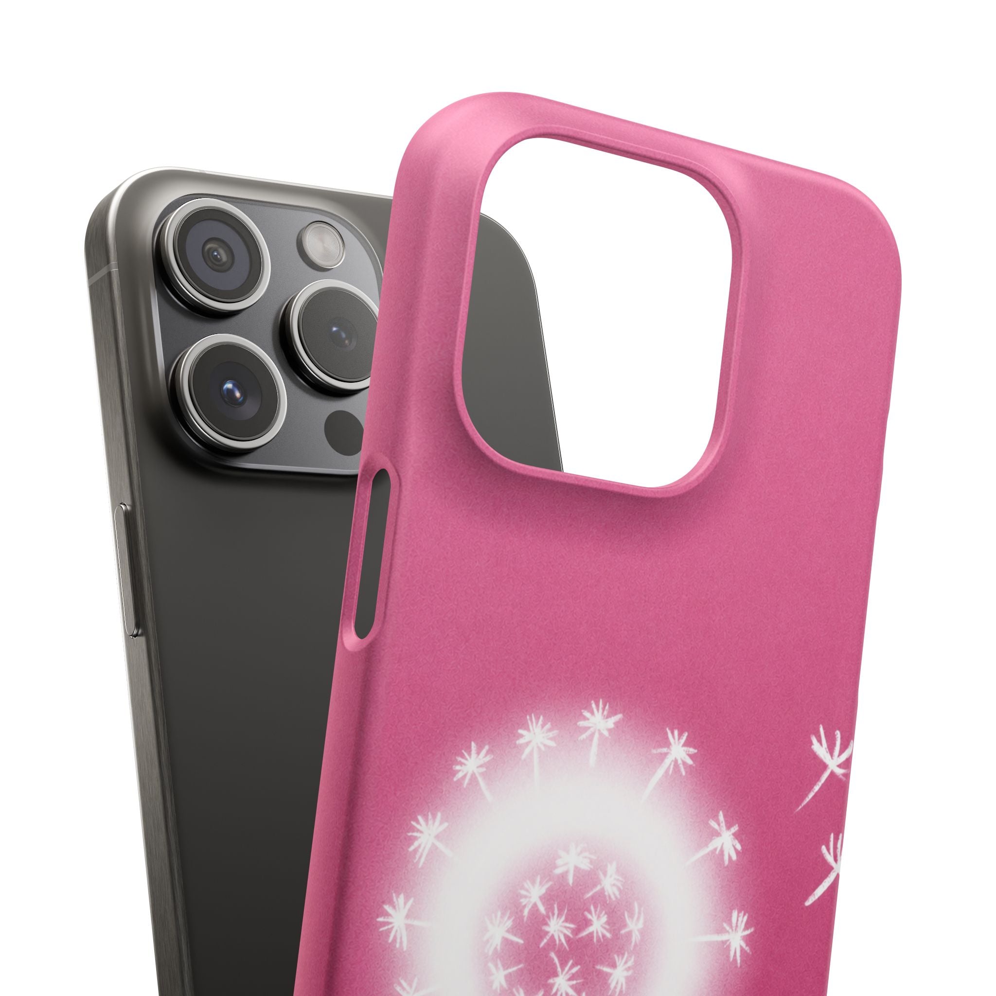 Pink Dandelion Phone Case