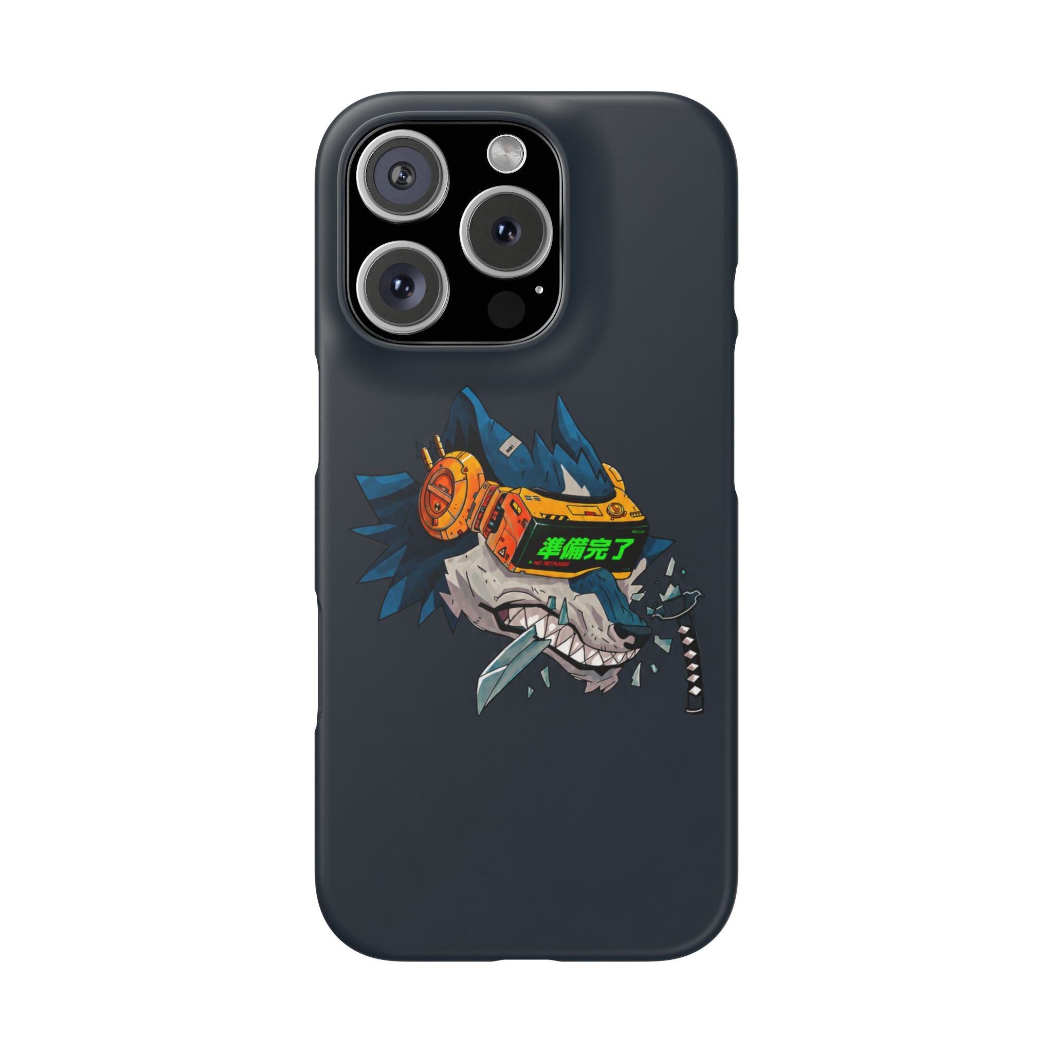 Cyberpunk Wolf Phone Case