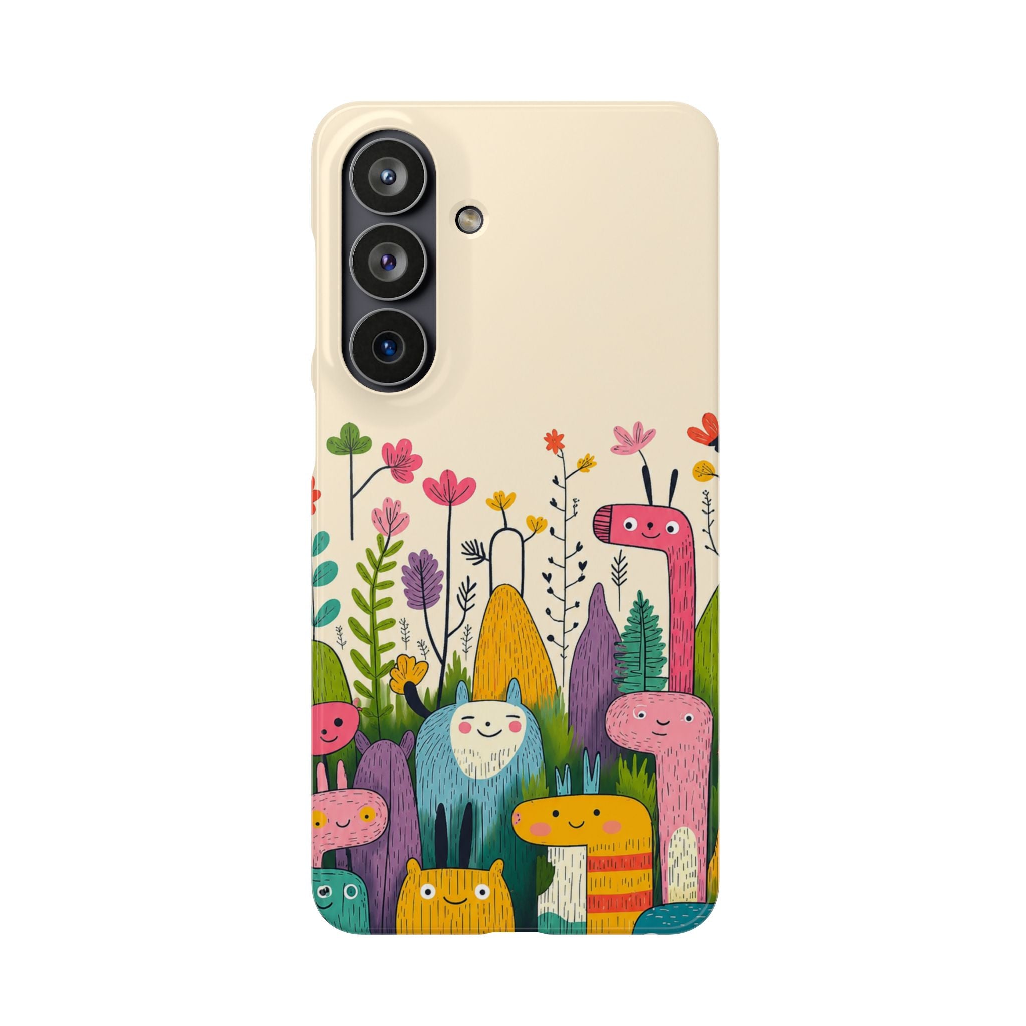 Cute Monster Garden Phone Case