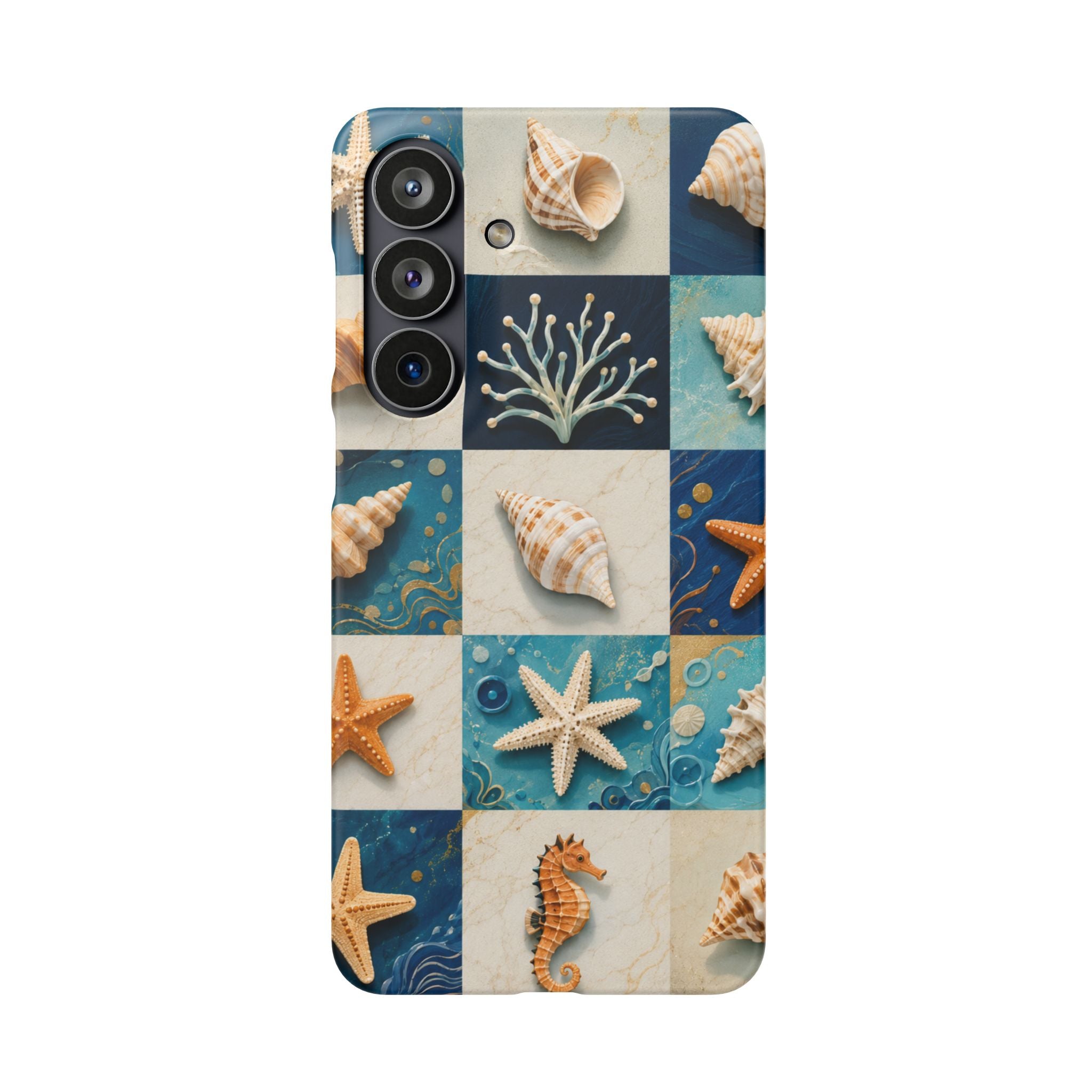 Coastal Seashell Mosaic Phone Case