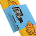 Peekaboo Orange Cat Phone Case