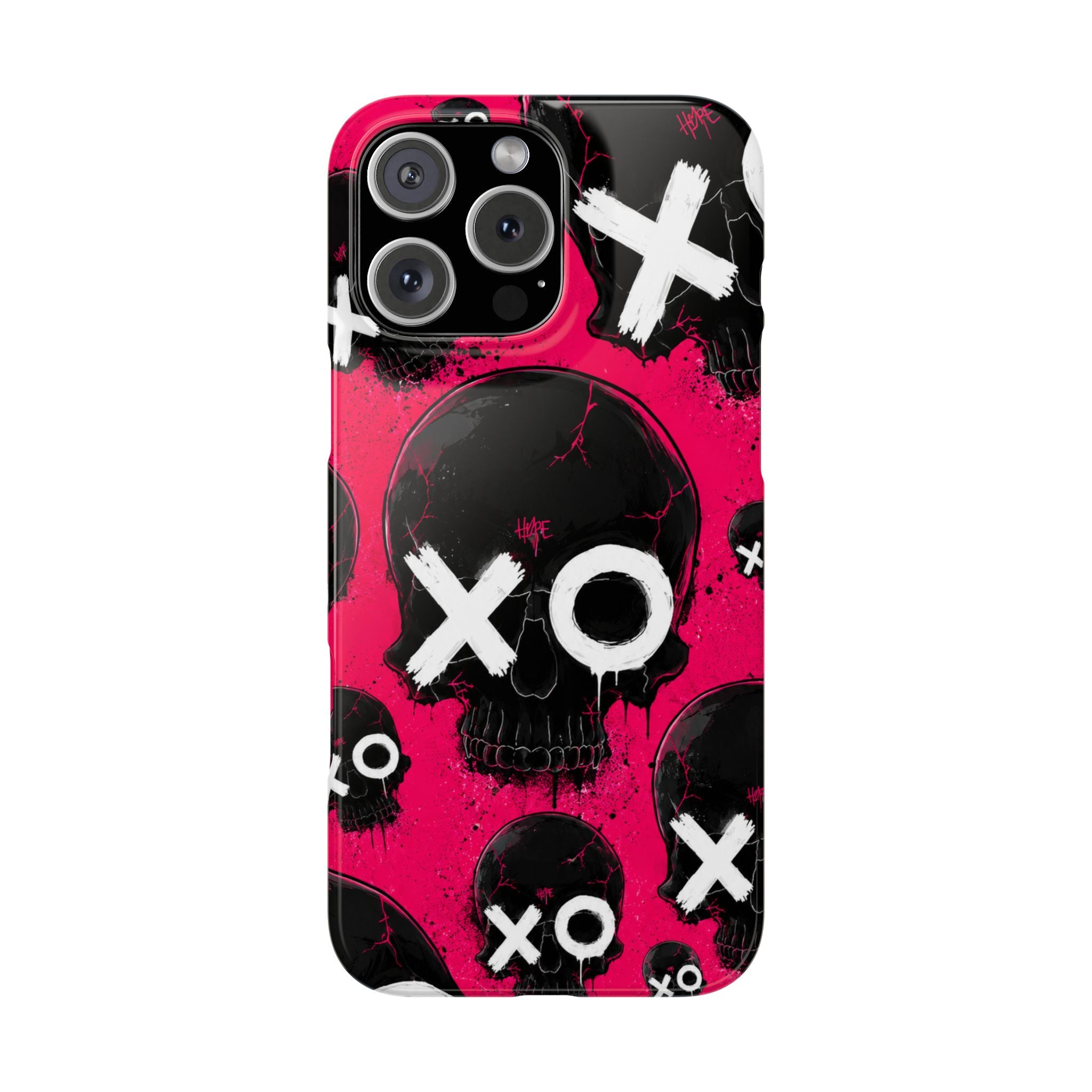 XO Skull Punk Phone Case