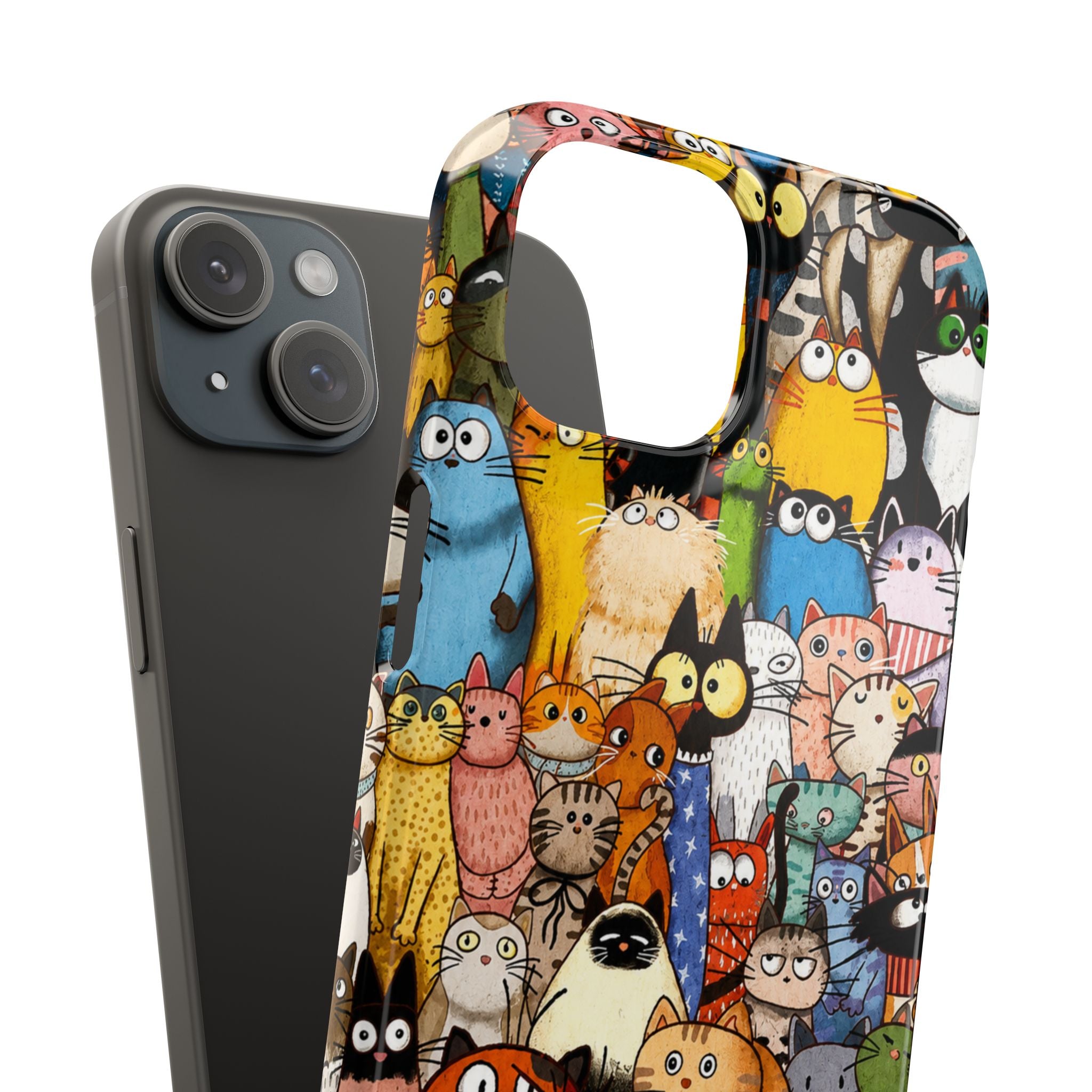 Cute Cat Pattern Phone Case