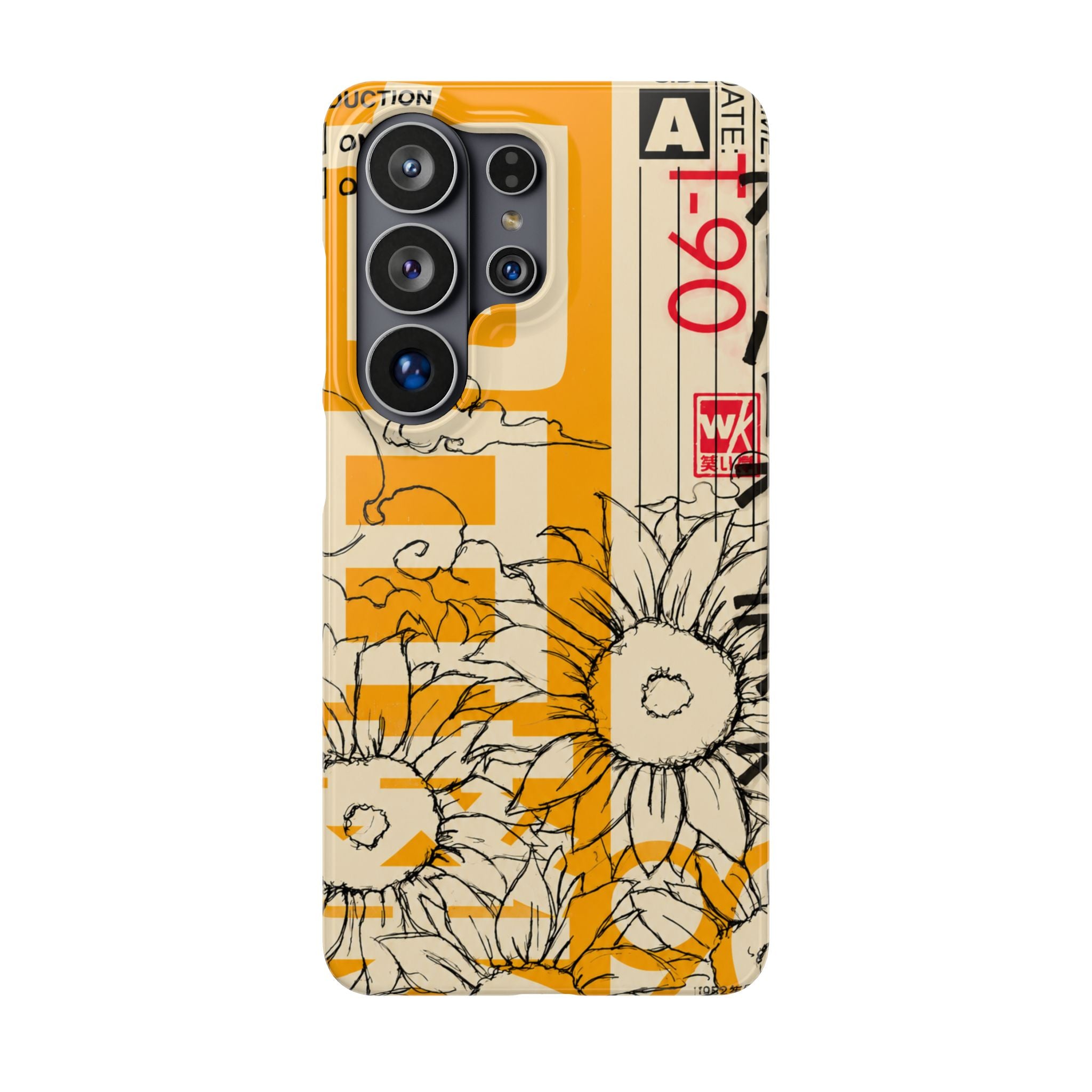 Retro Cassette Floral Phone Case