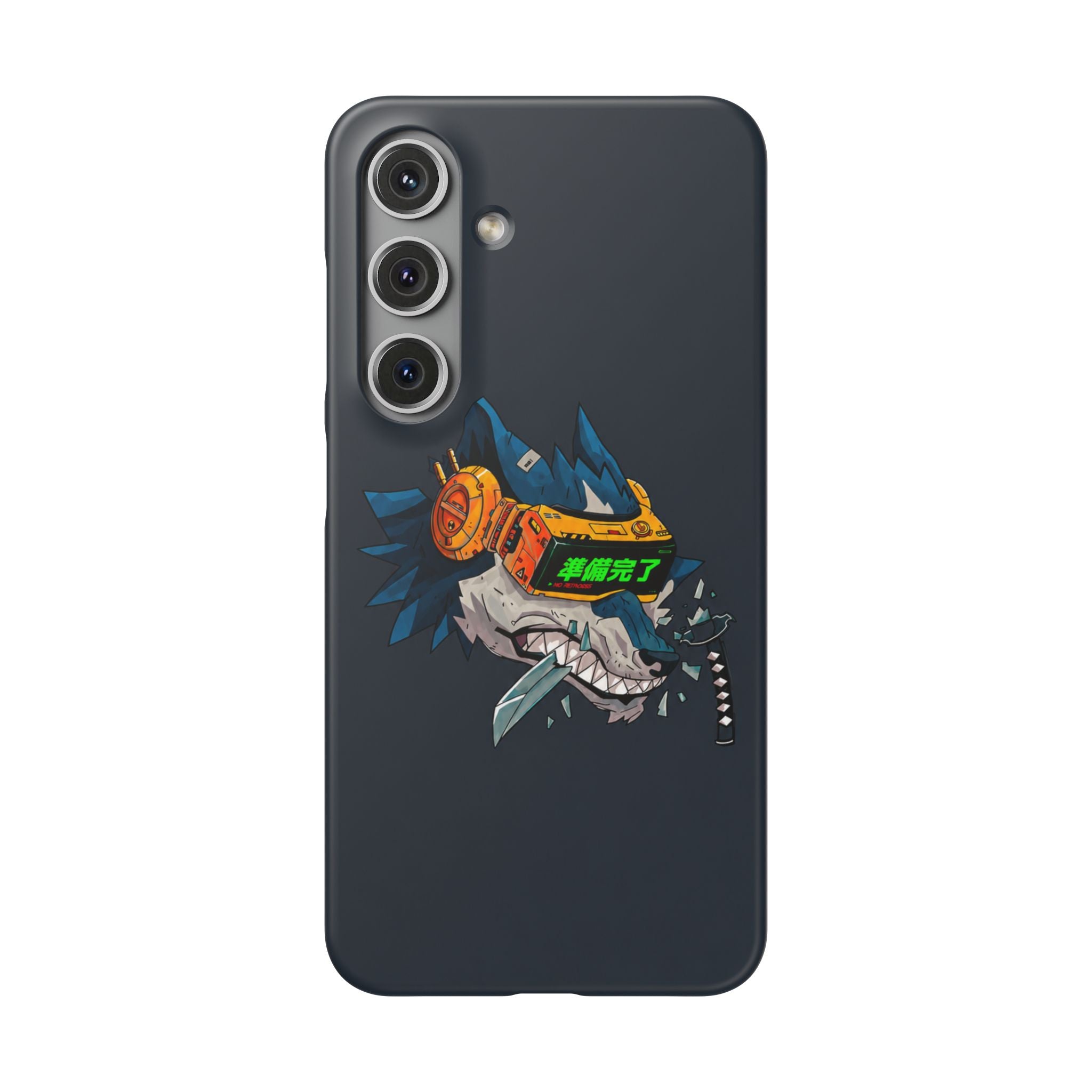 Cyberpunk Wolf Phone Case
