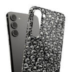 Black and White Skull Pattern Phone Case