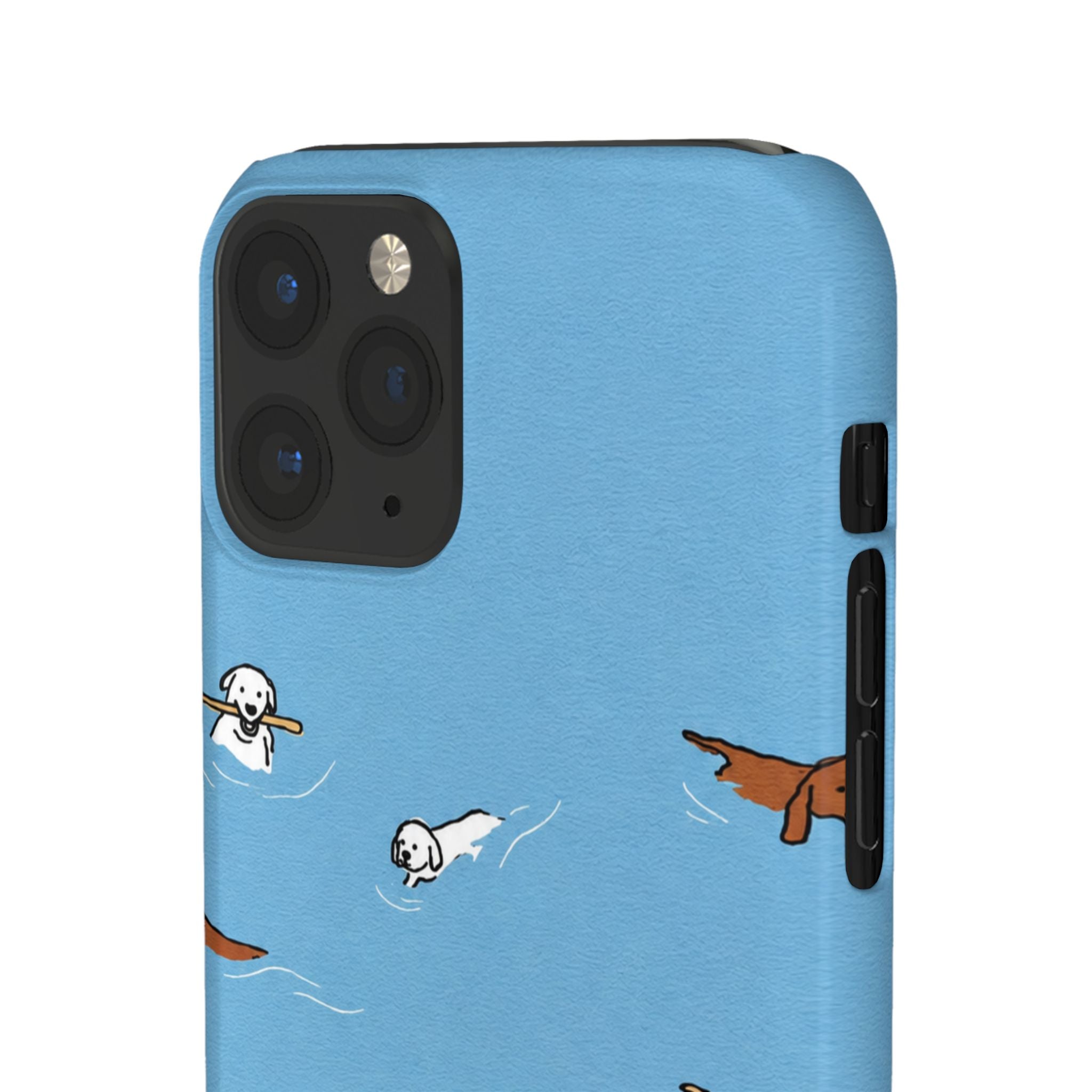 Swimming Dogs Phone Case