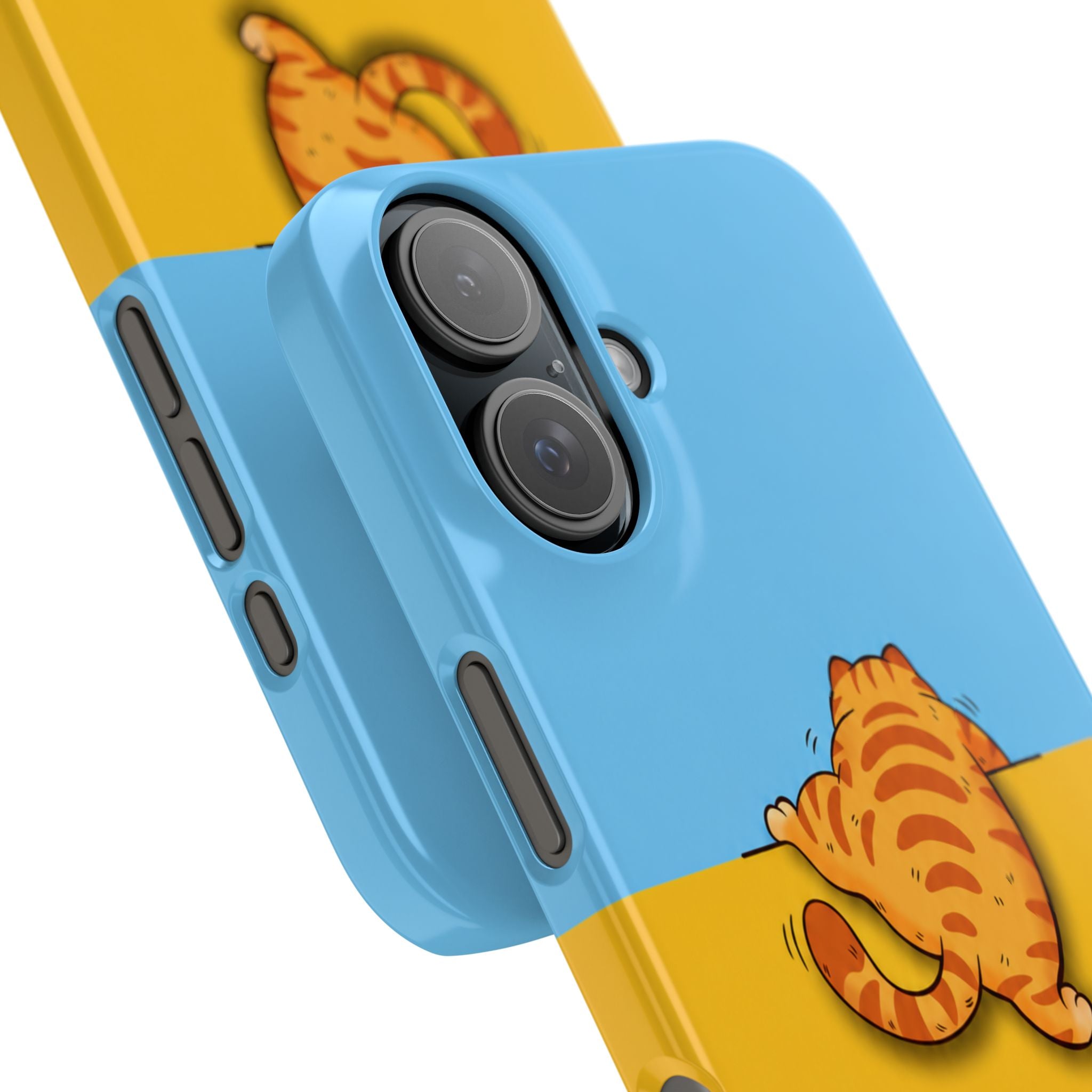 Peekaboo Orange Cat Phone Case