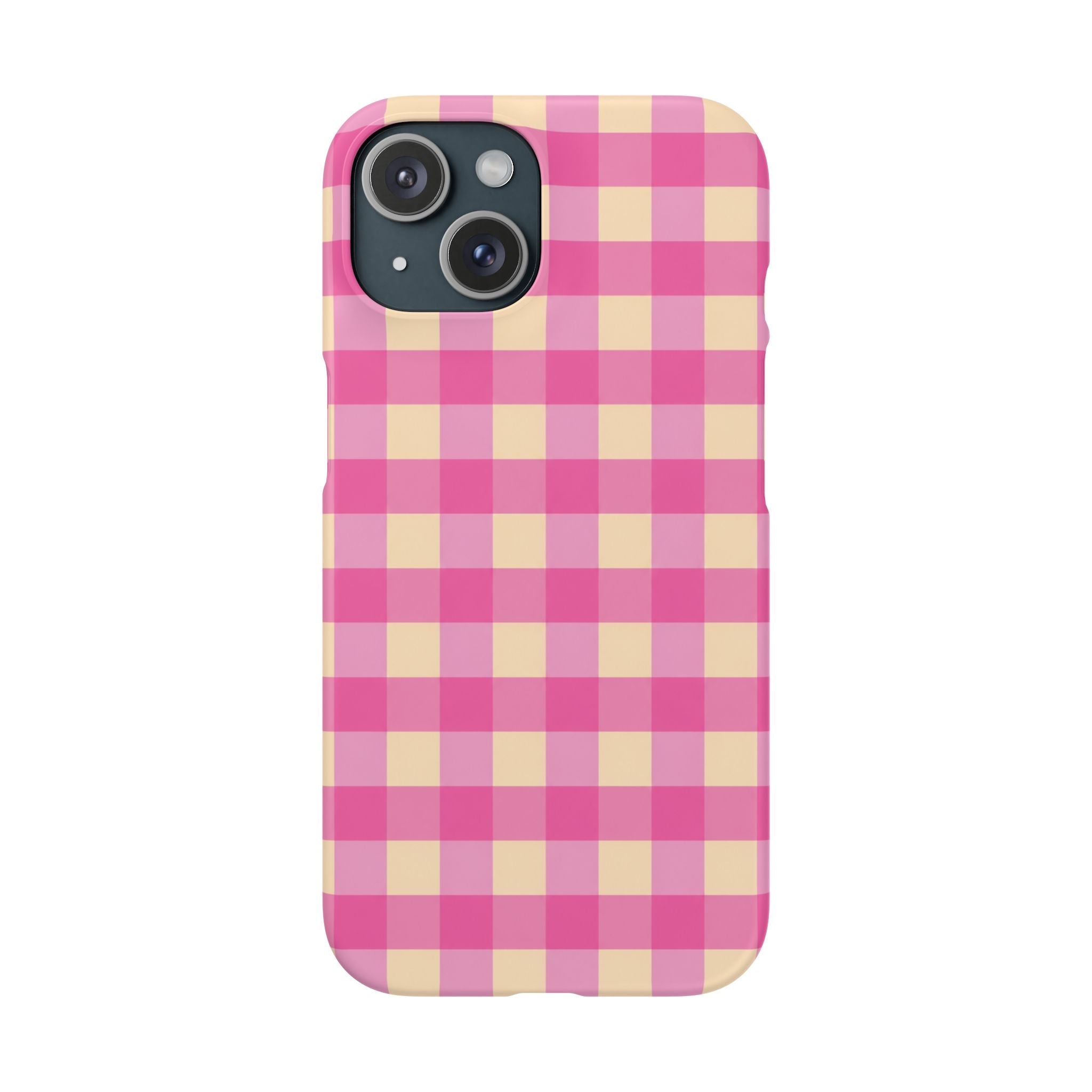 Pink Gingham Phone Case