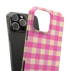 Pink Gingham Phone Case