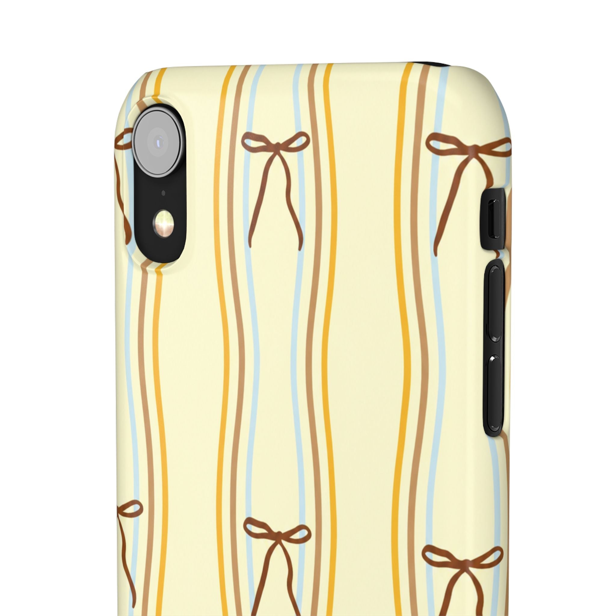 Bow Stripe Phone Case