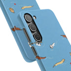 Swimming Dogs Phone Case