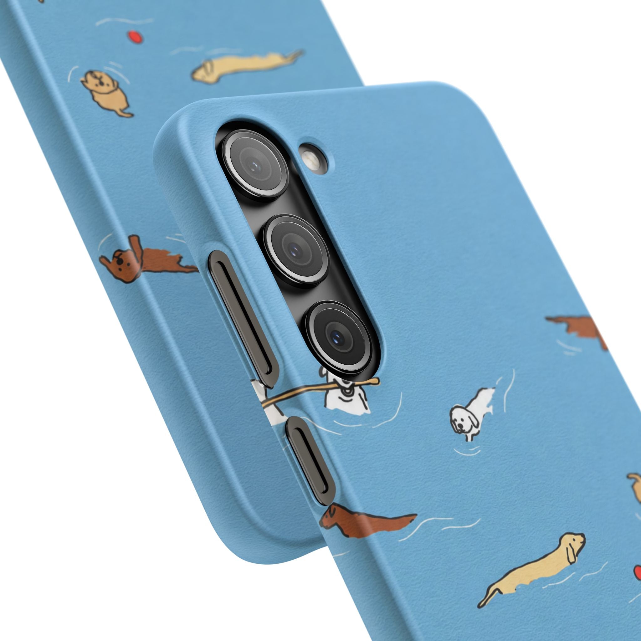 Swimming Dogs Phone Case
