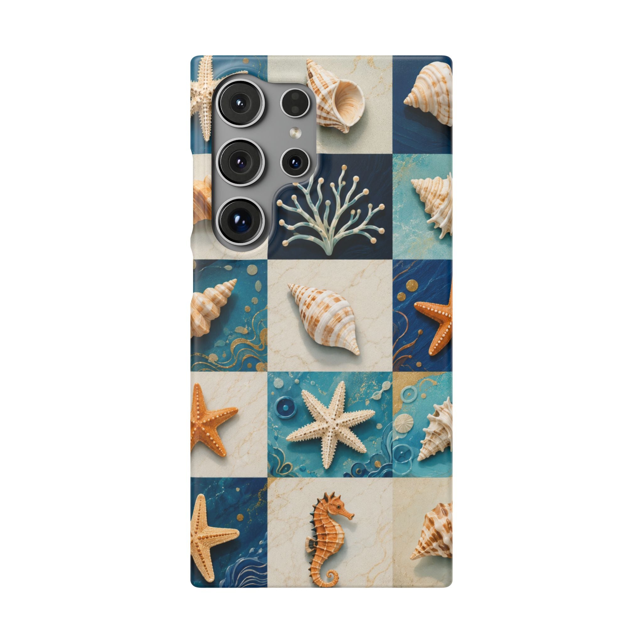Coastal Seashell Mosaic Phone Case