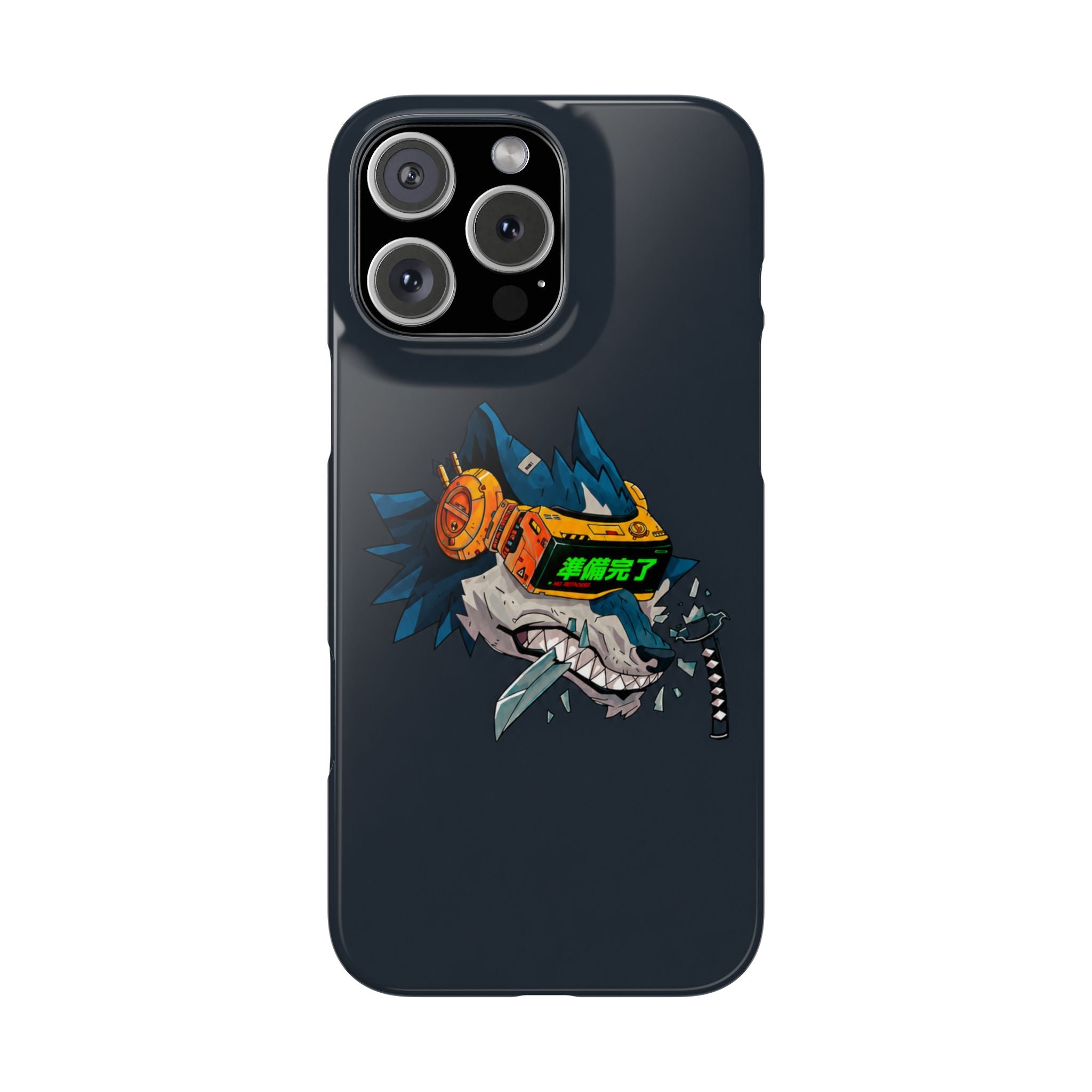 Cyberpunk Wolf Phone Case
