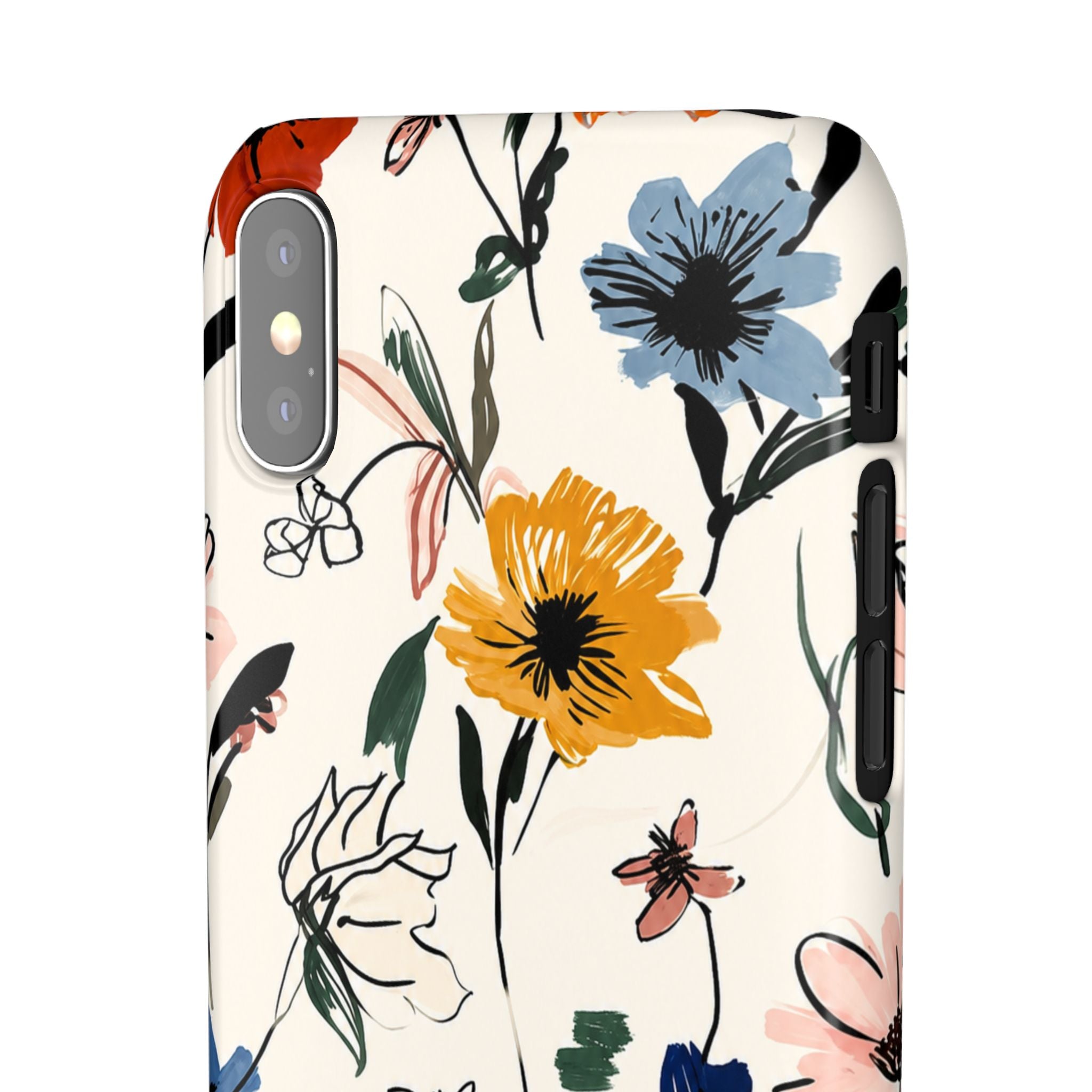 Wildflower Sketch Phone Case
