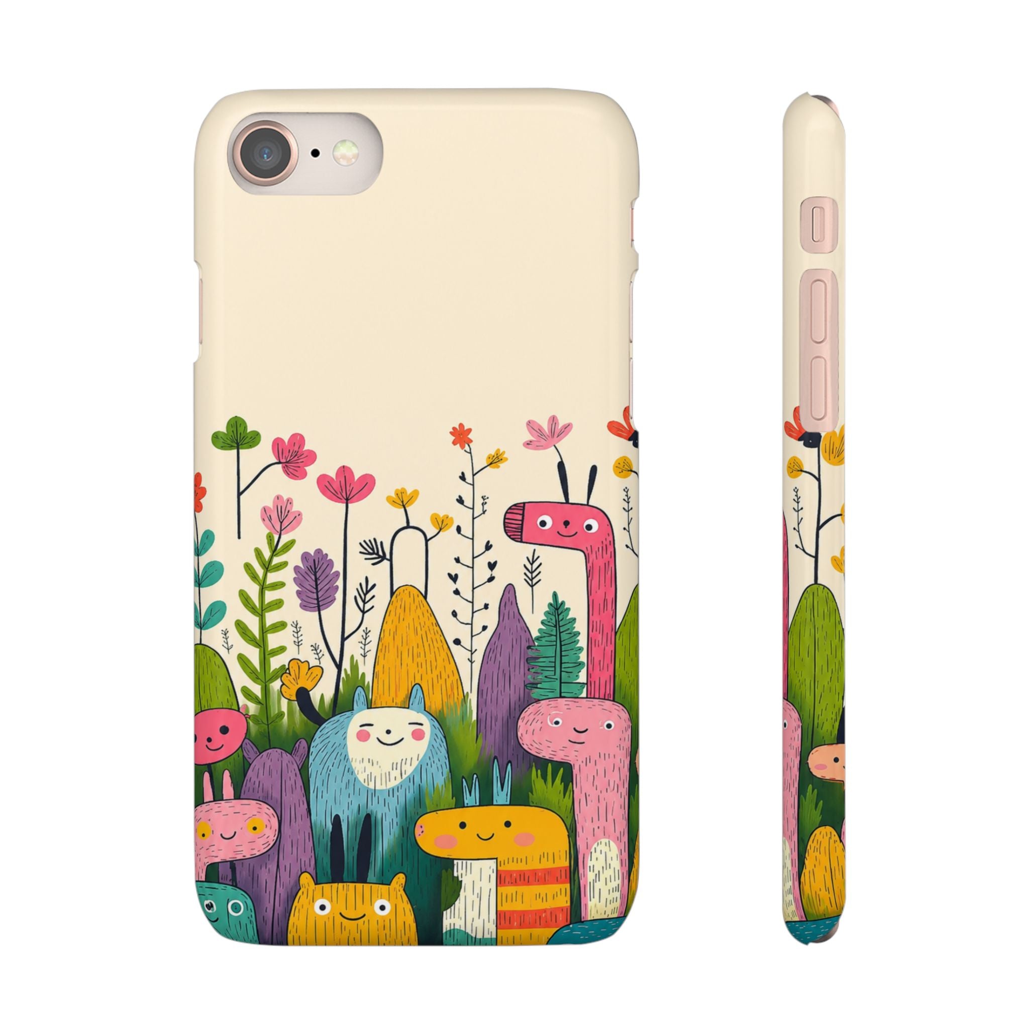 Cute Monster Garden Phone Case