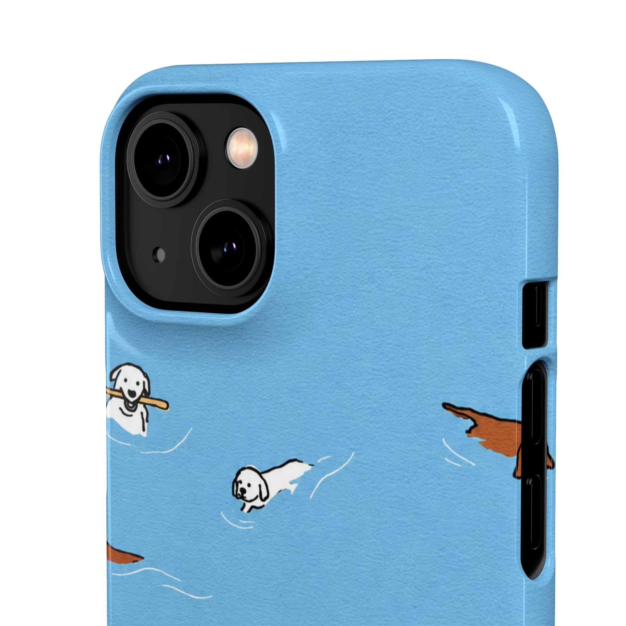 Swimming Dogs Phone Case