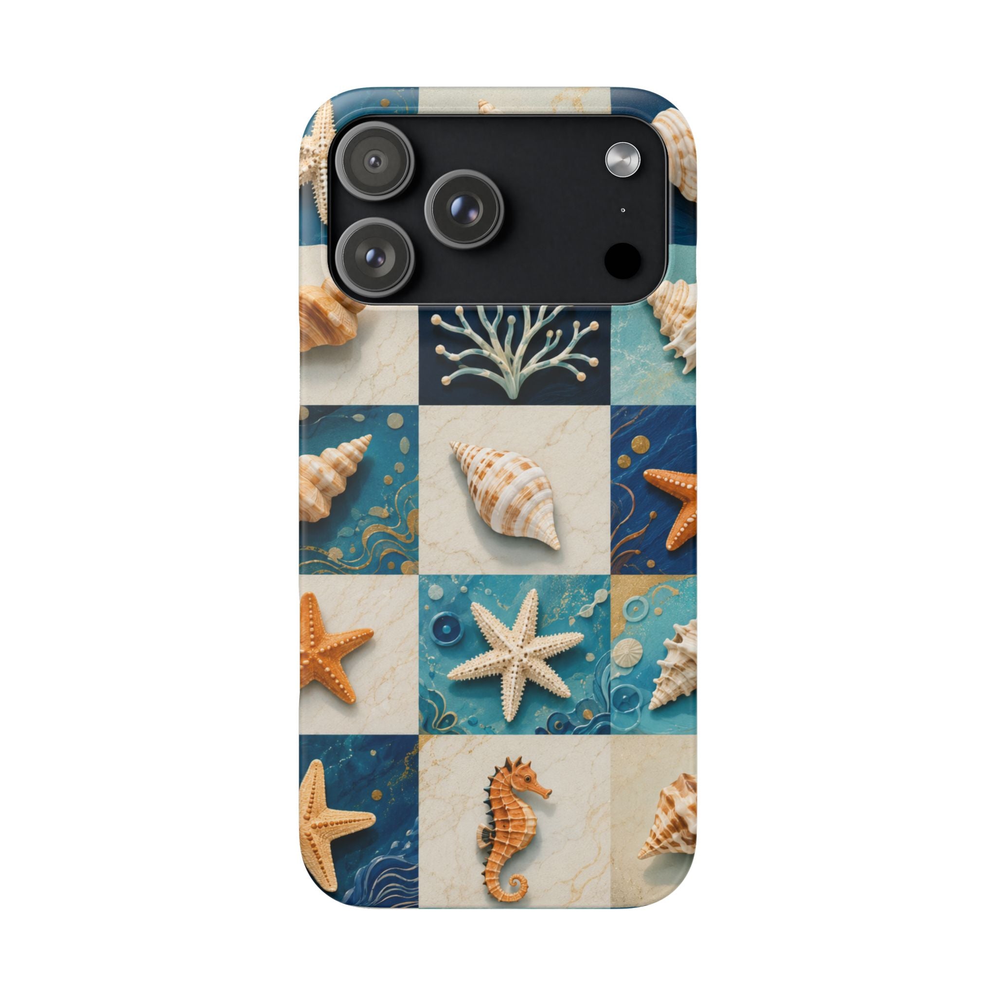 Coastal Seashell Mosaic Phone Case