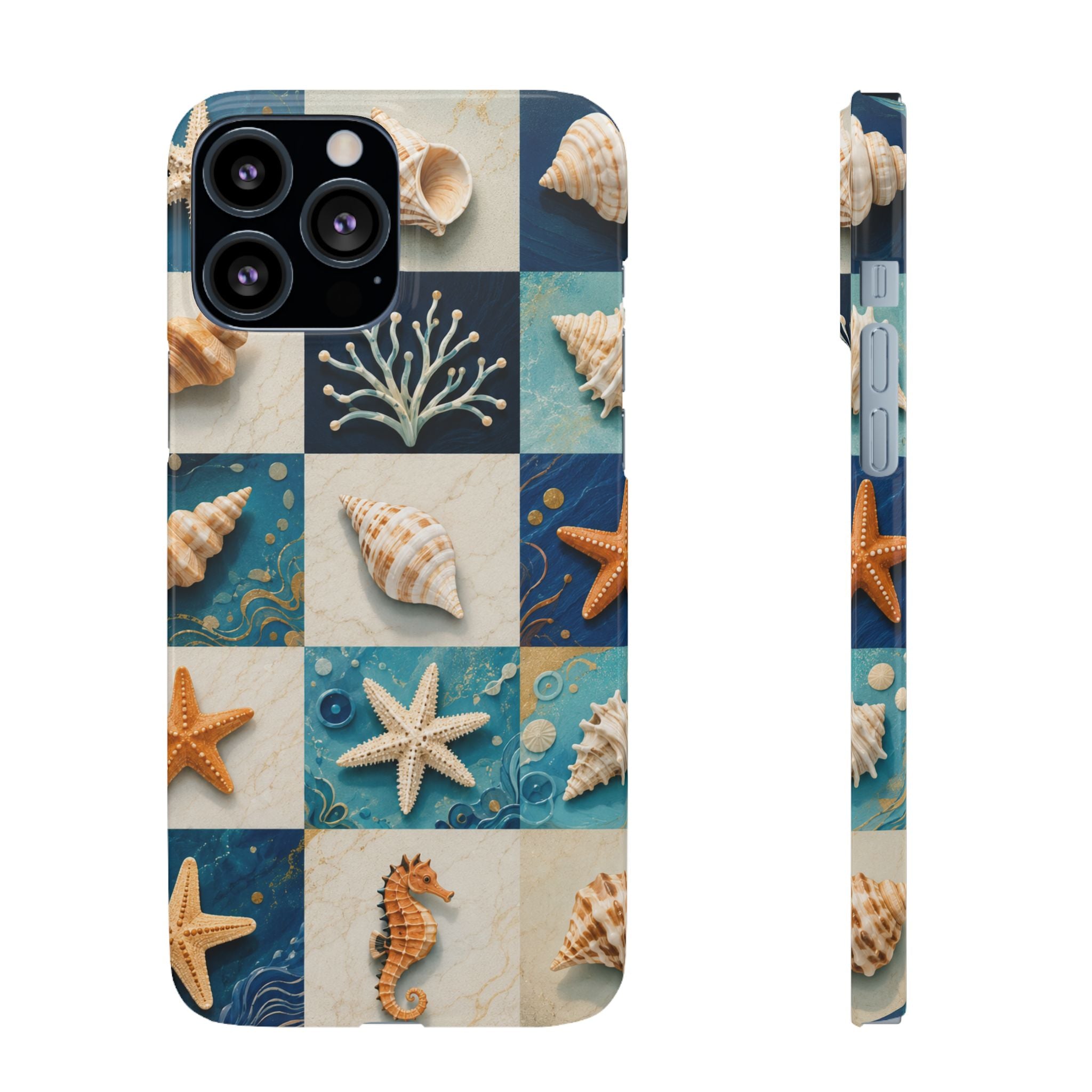 Coastal Seashell Mosaic Phone Case
