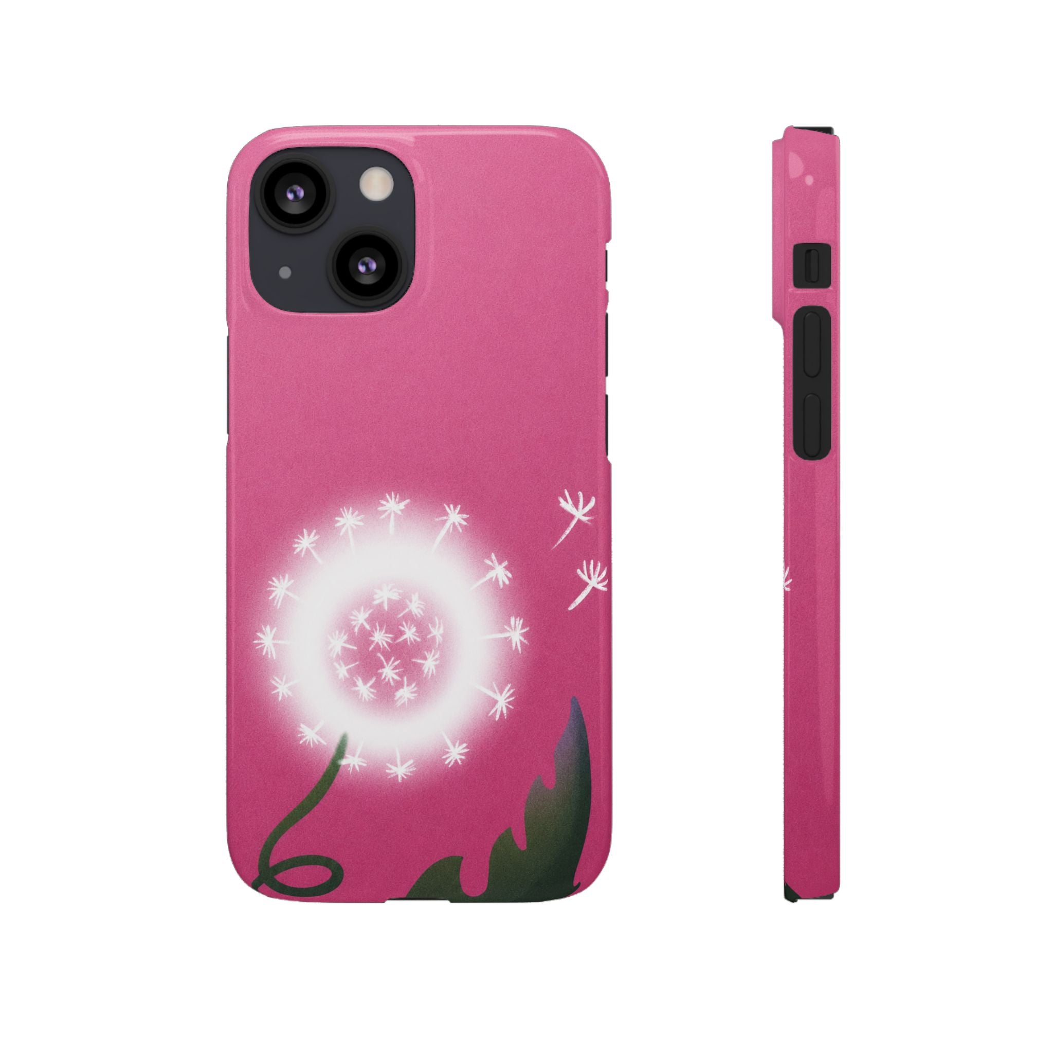 Pink Dandelion Phone Case