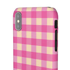 Pink Gingham Phone Case