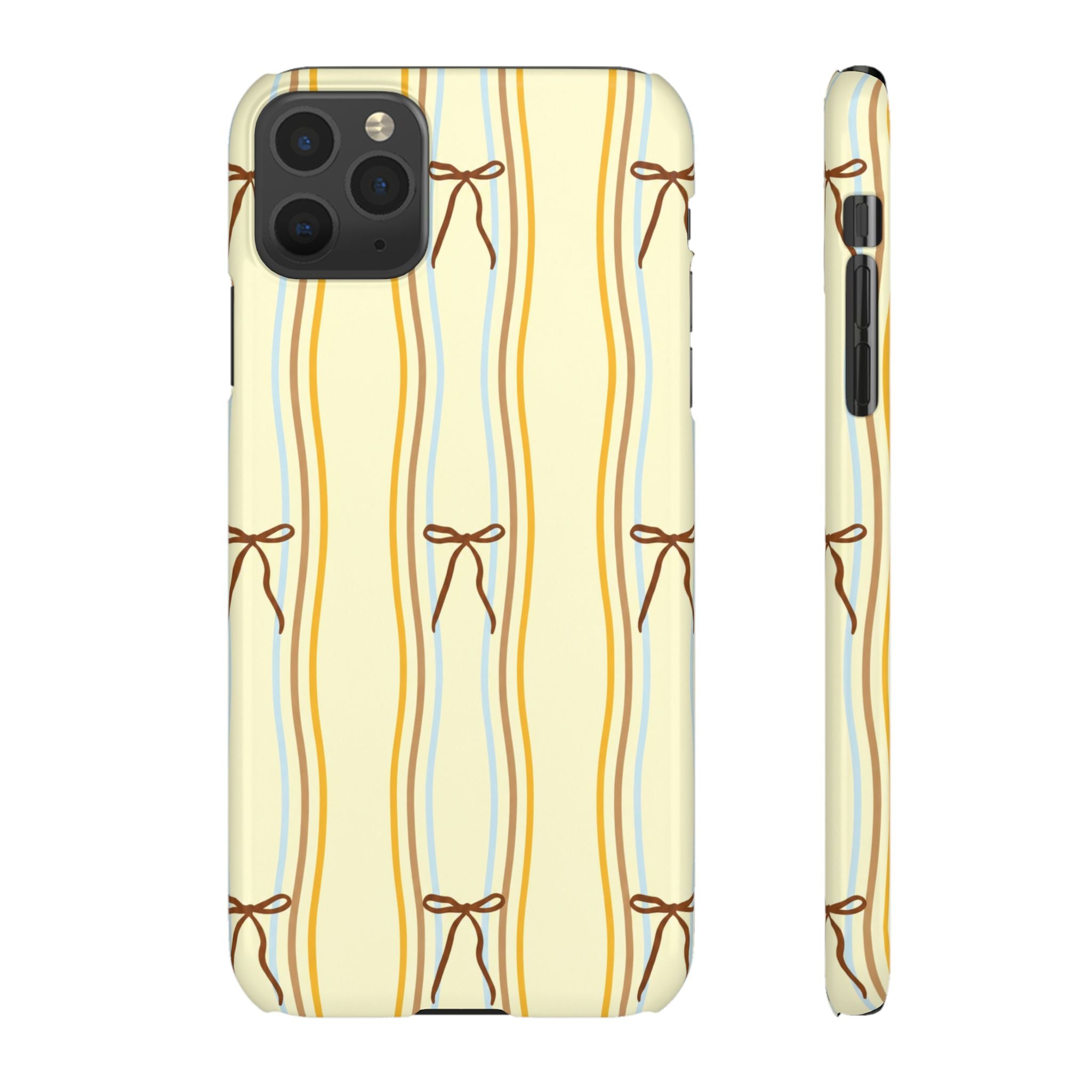 Bow Stripe Phone Case