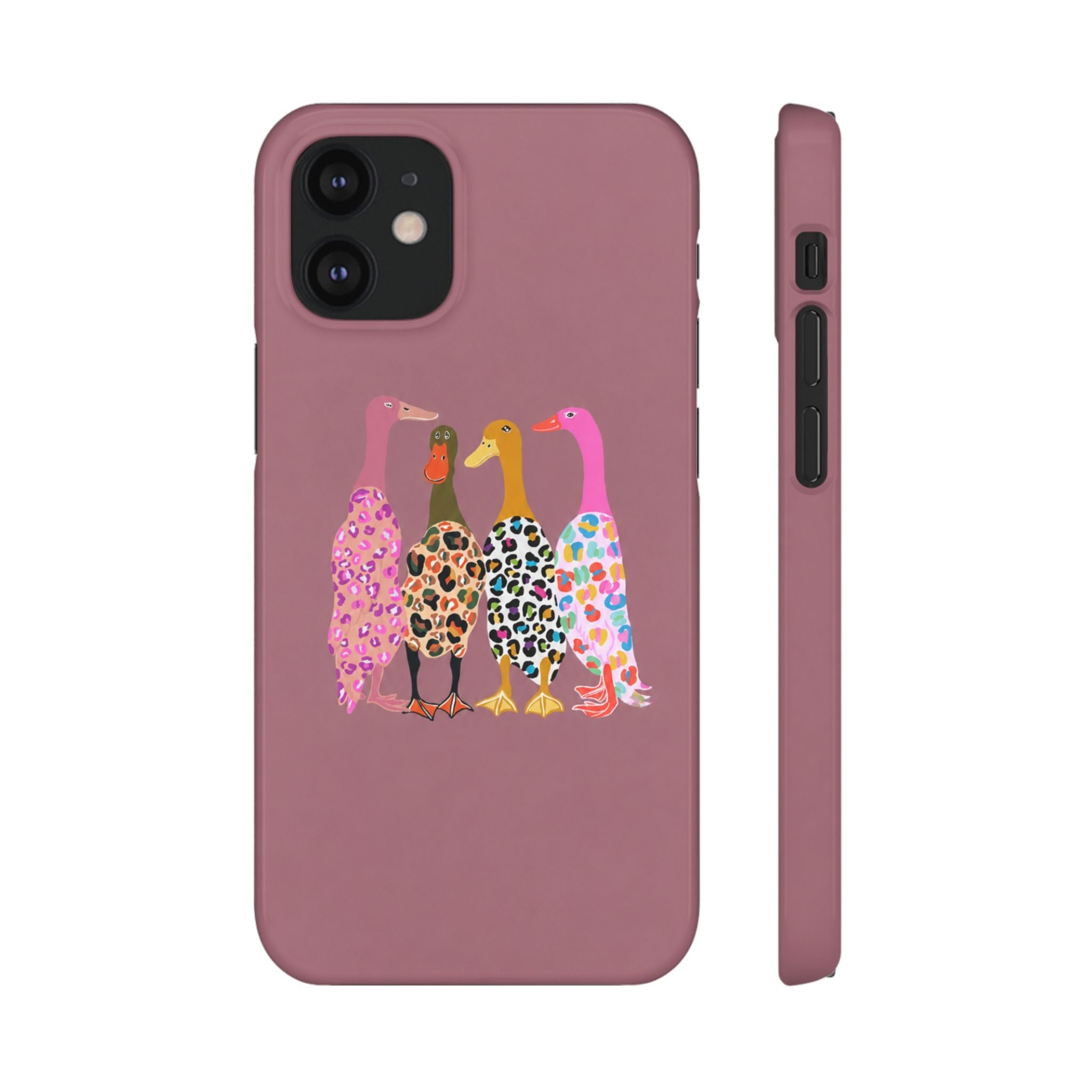 Colorful Leopard Ducks Phone Case
