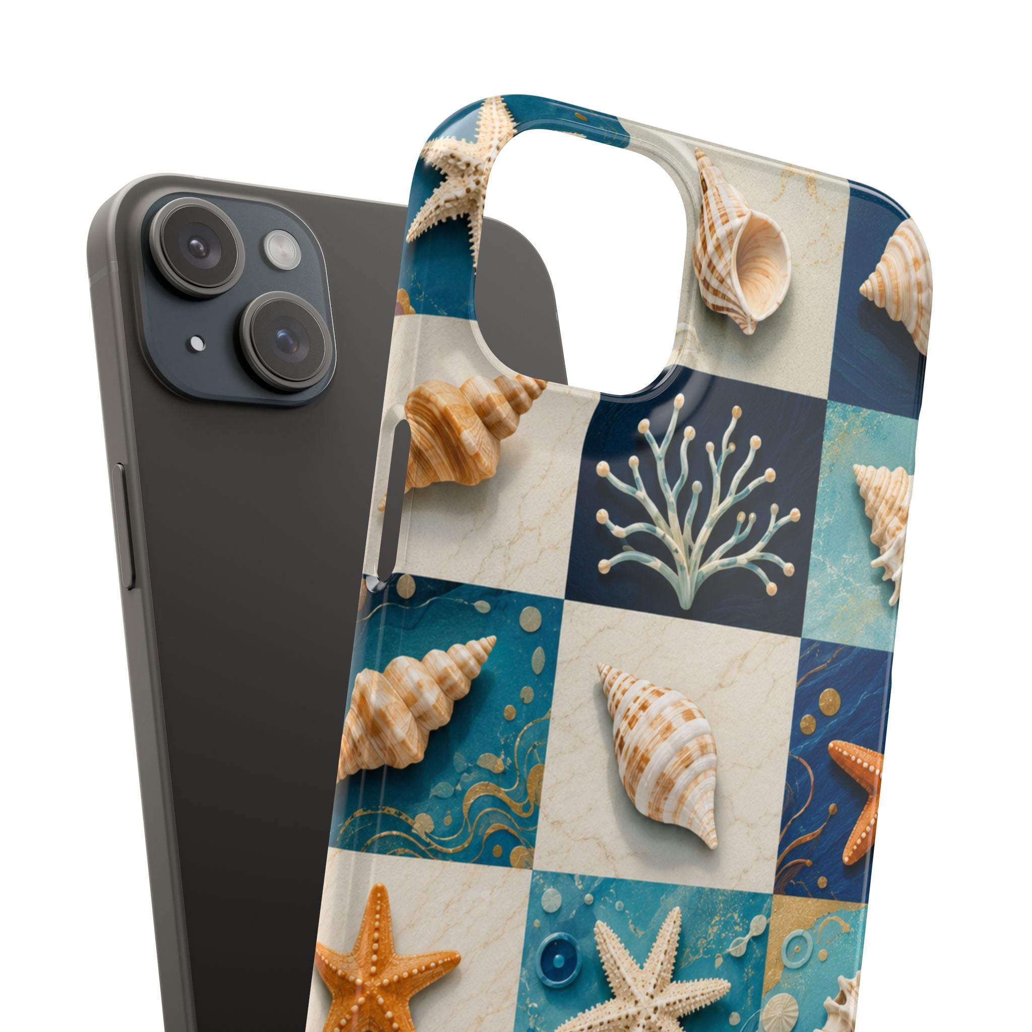Coastal Seashell Mosaic Phone Case