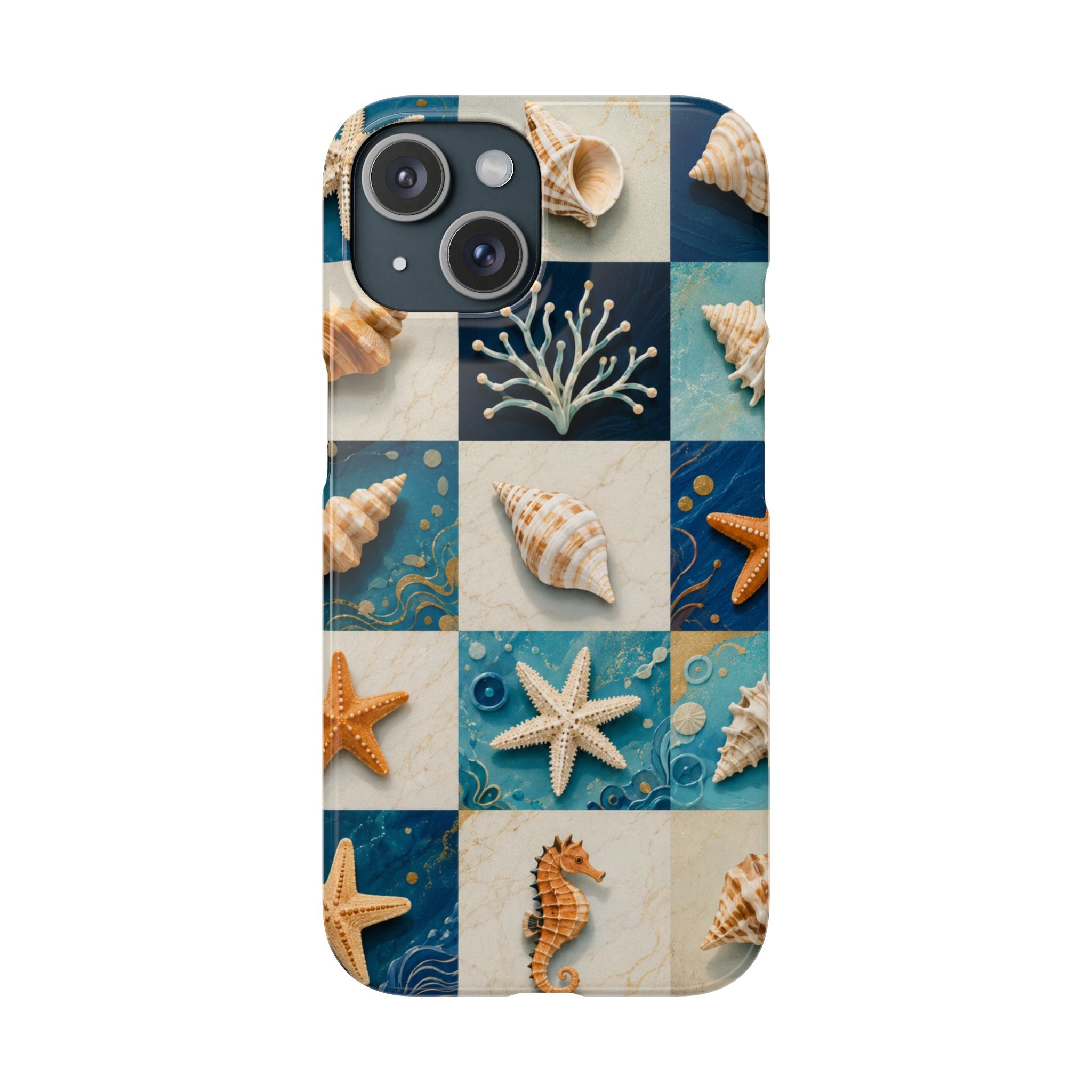 Coastal Seashell Mosaic Phone Case