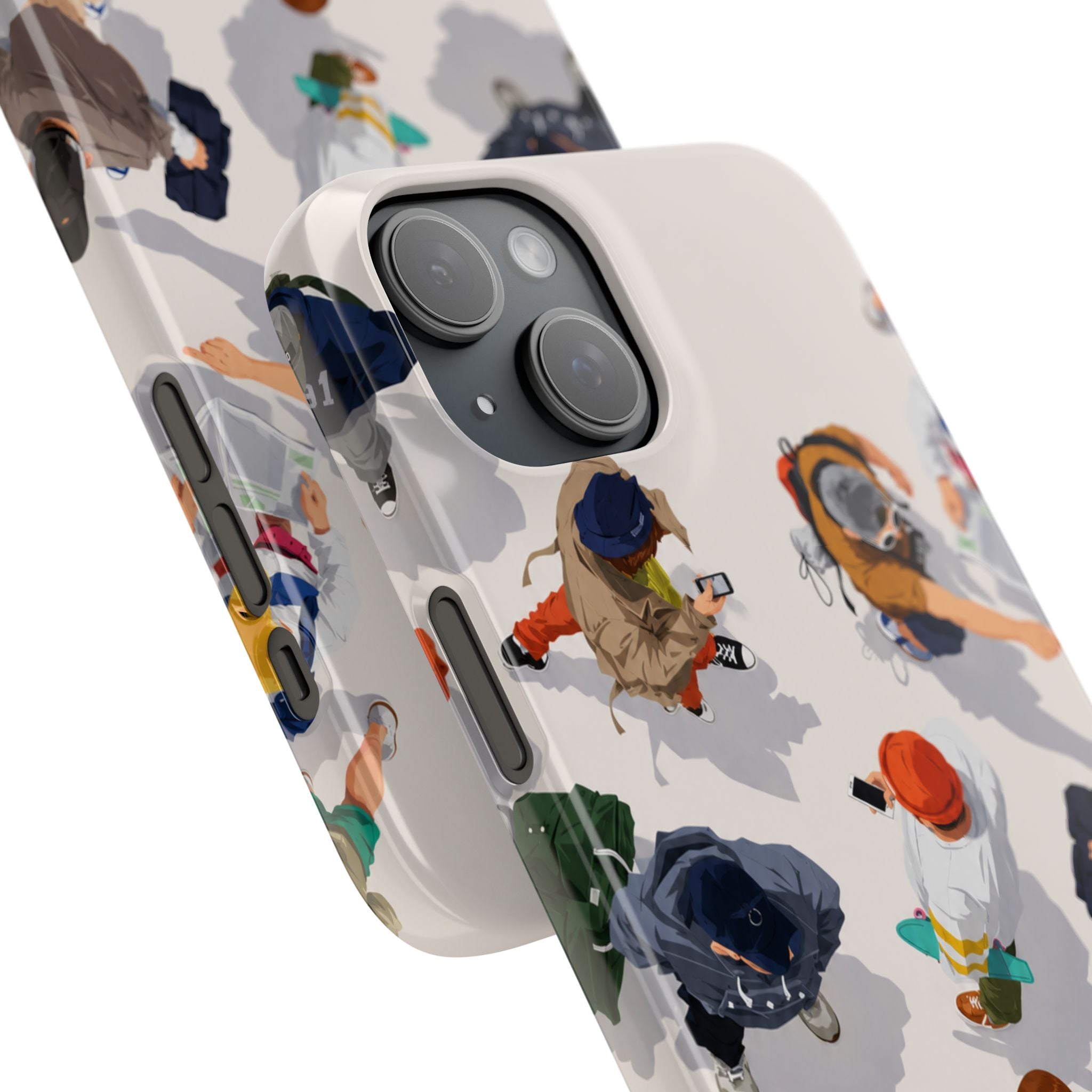 City Crowd Aesthetic Phone Case