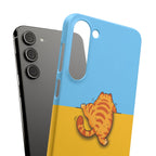 Peekaboo Orange Cat Phone Case