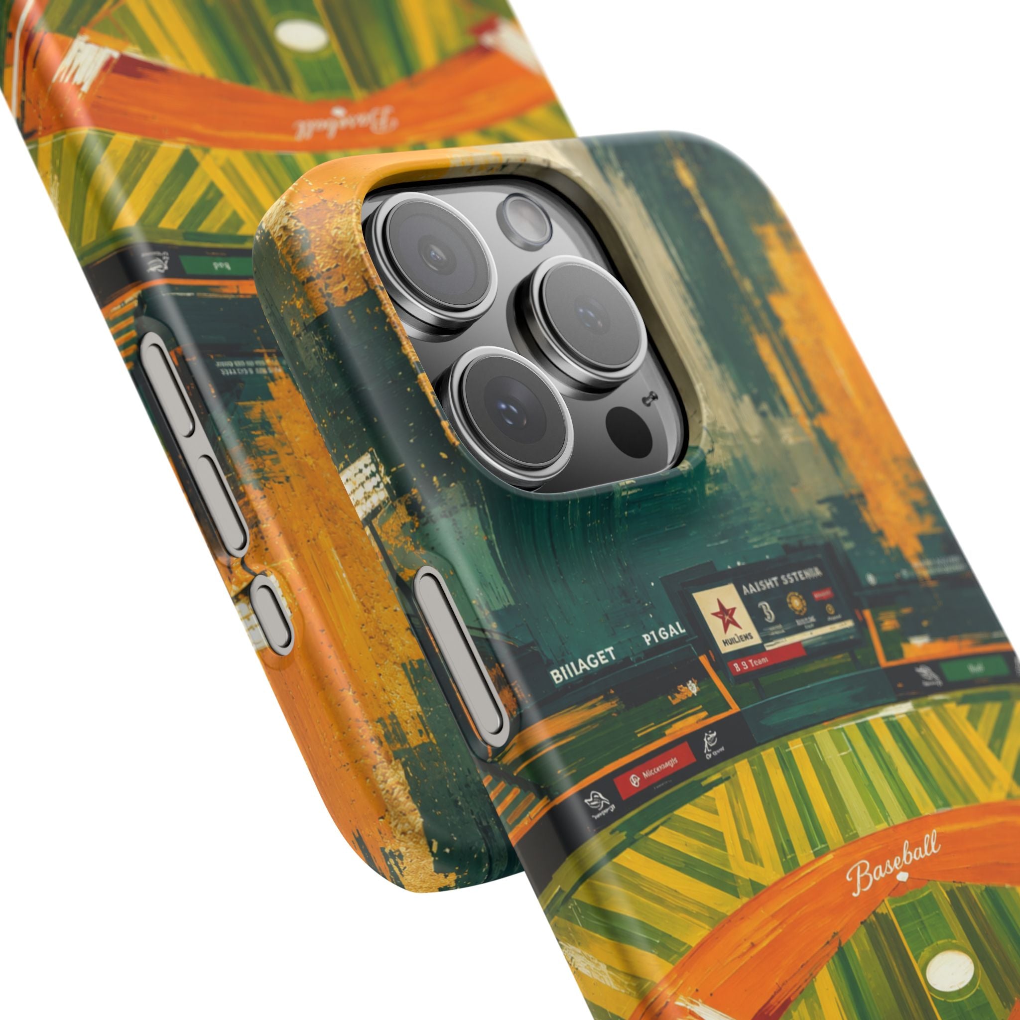 Abstract Baseball Stadium Phone Case
