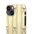 Bow Stripe Phone Case