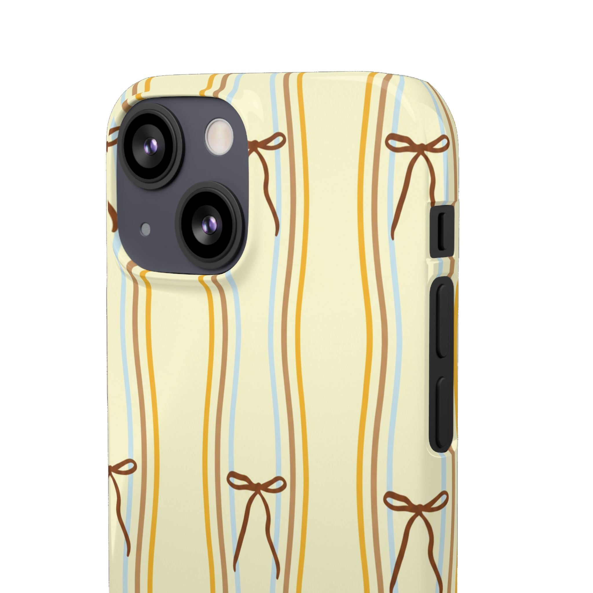 Bow Stripe Phone Case