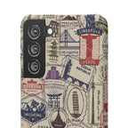 Vintage Travel Stamps Phone Case