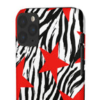 Retro Zebra Stars Phone Case