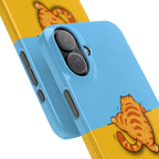 Peekaboo Orange Cat Phone Case