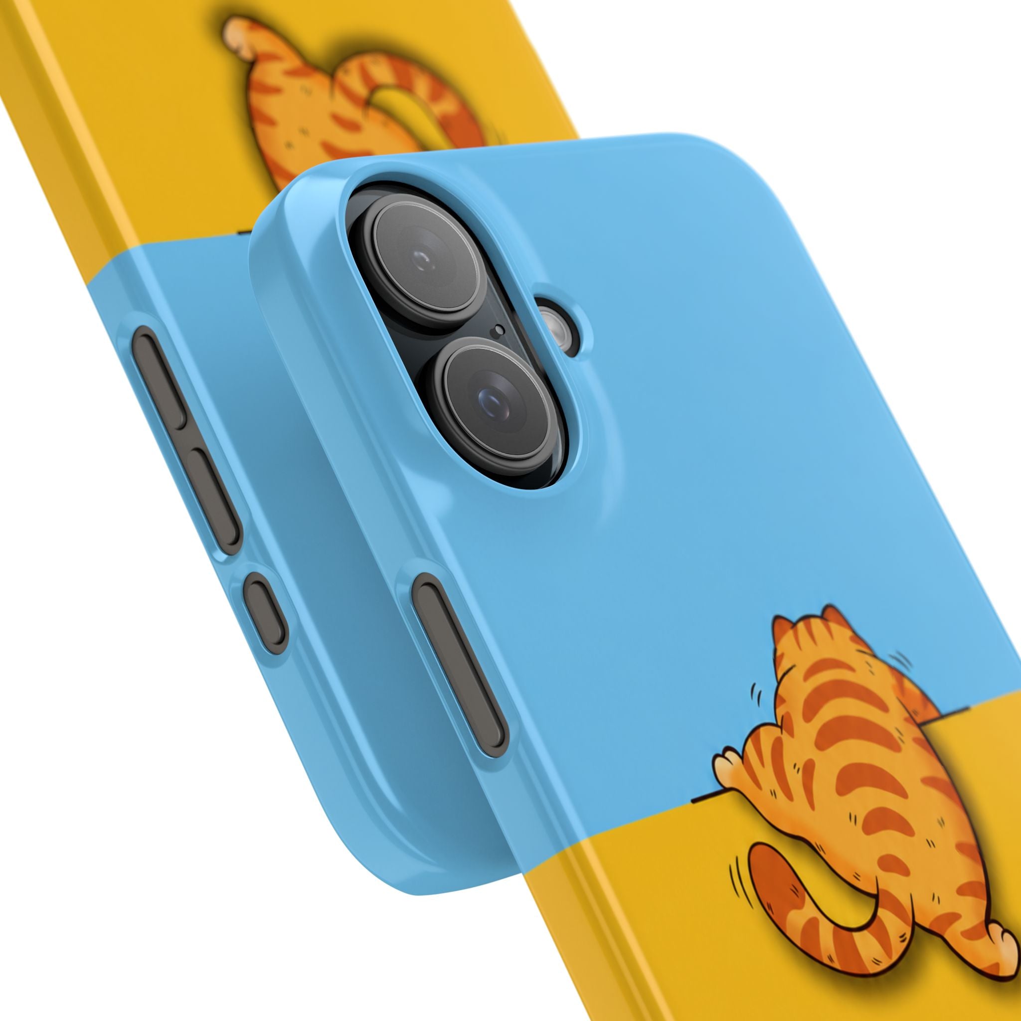 Peekaboo Orange Cat Phone Case