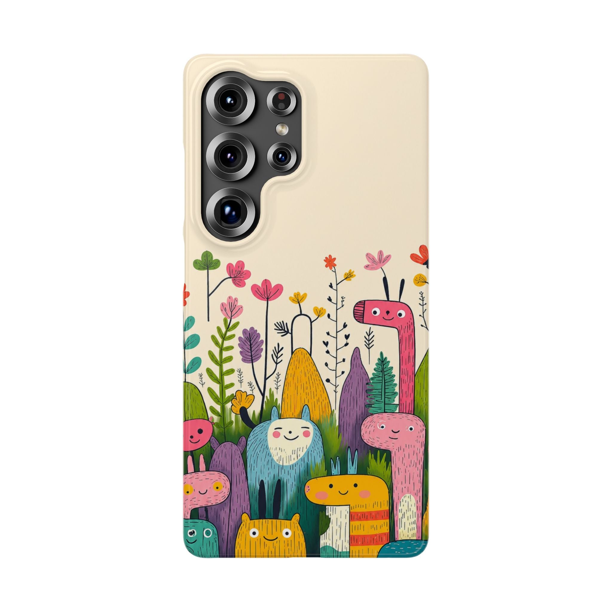 Cute Monster Garden Phone Case