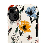 Wildflower Sketch Phone Case