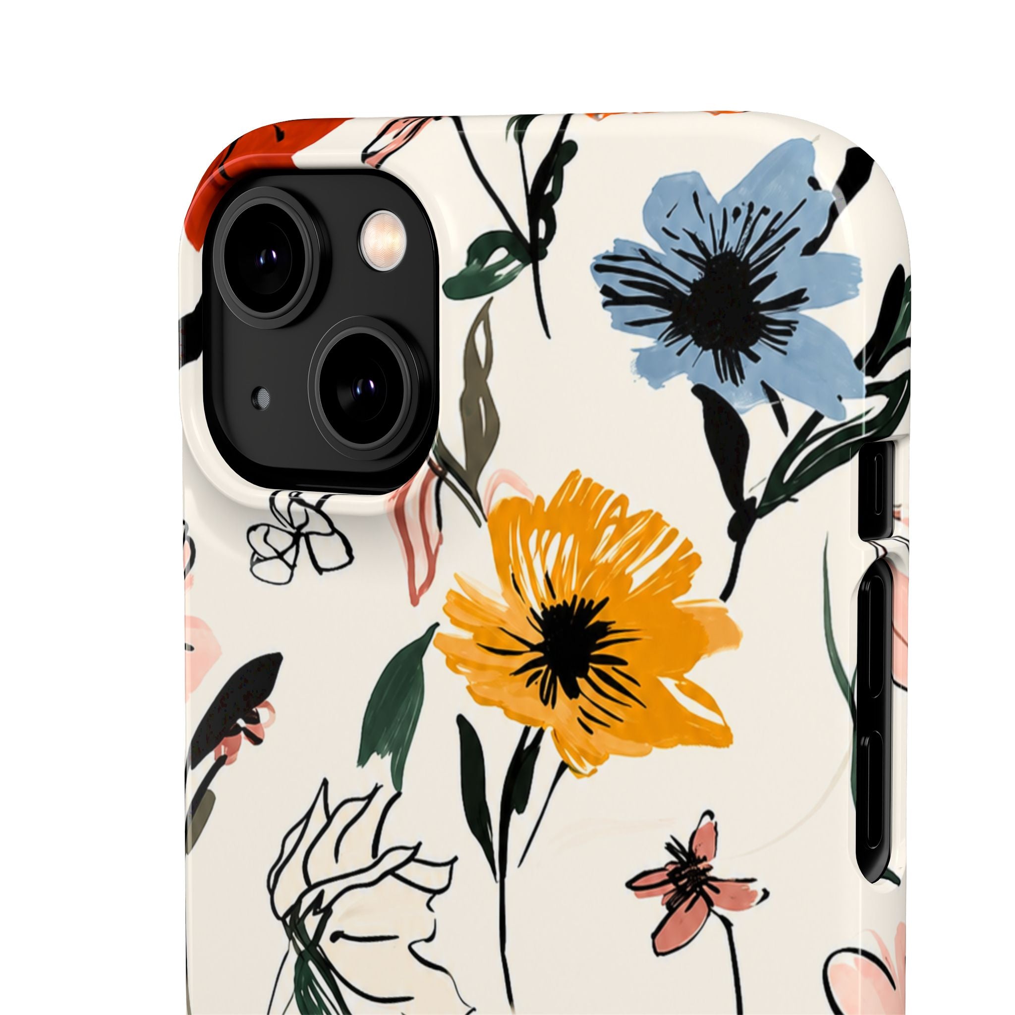 Wildflower Sketch Phone Case