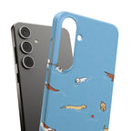 Swimming Dogs Phone Case