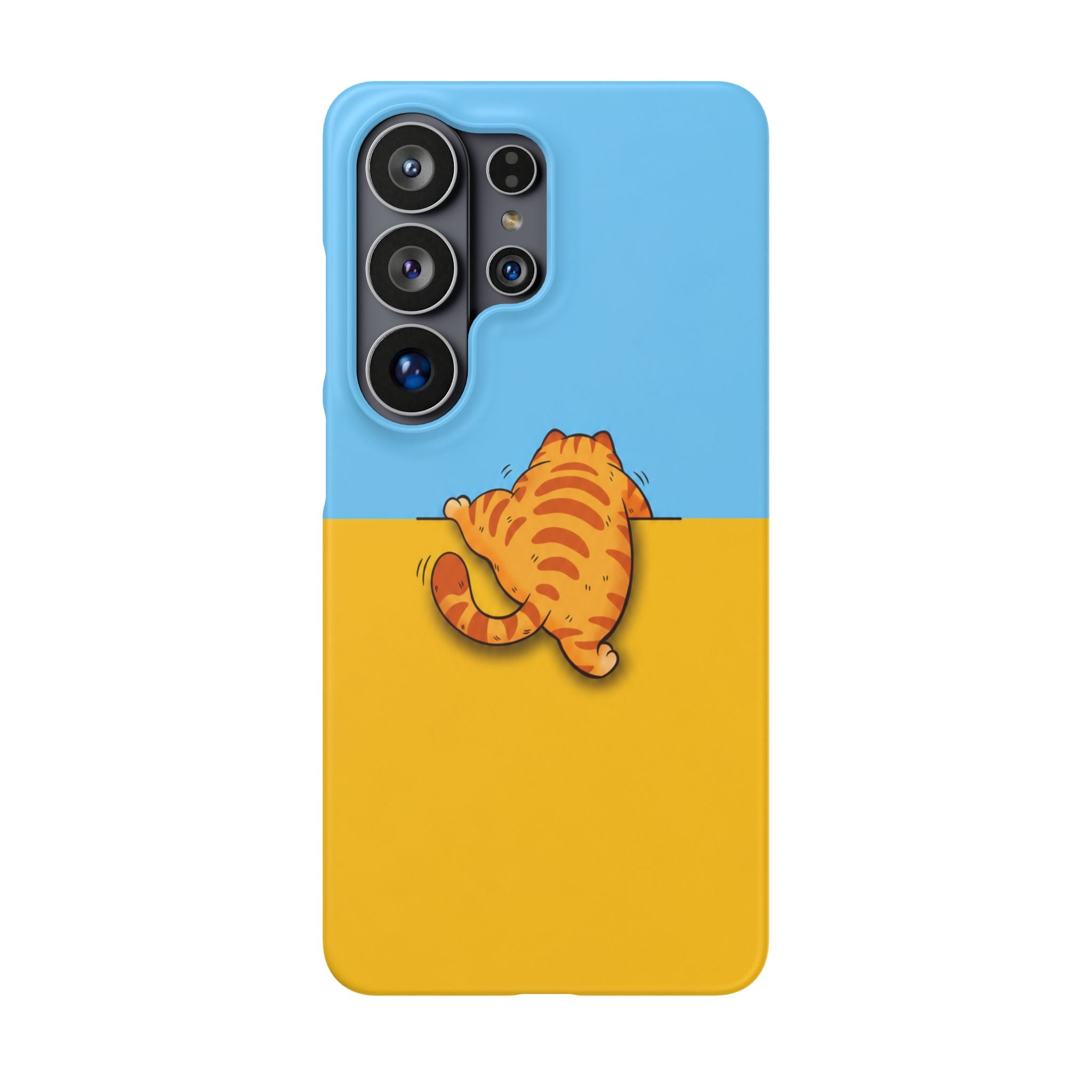 Peekaboo Orange Cat Phone Case