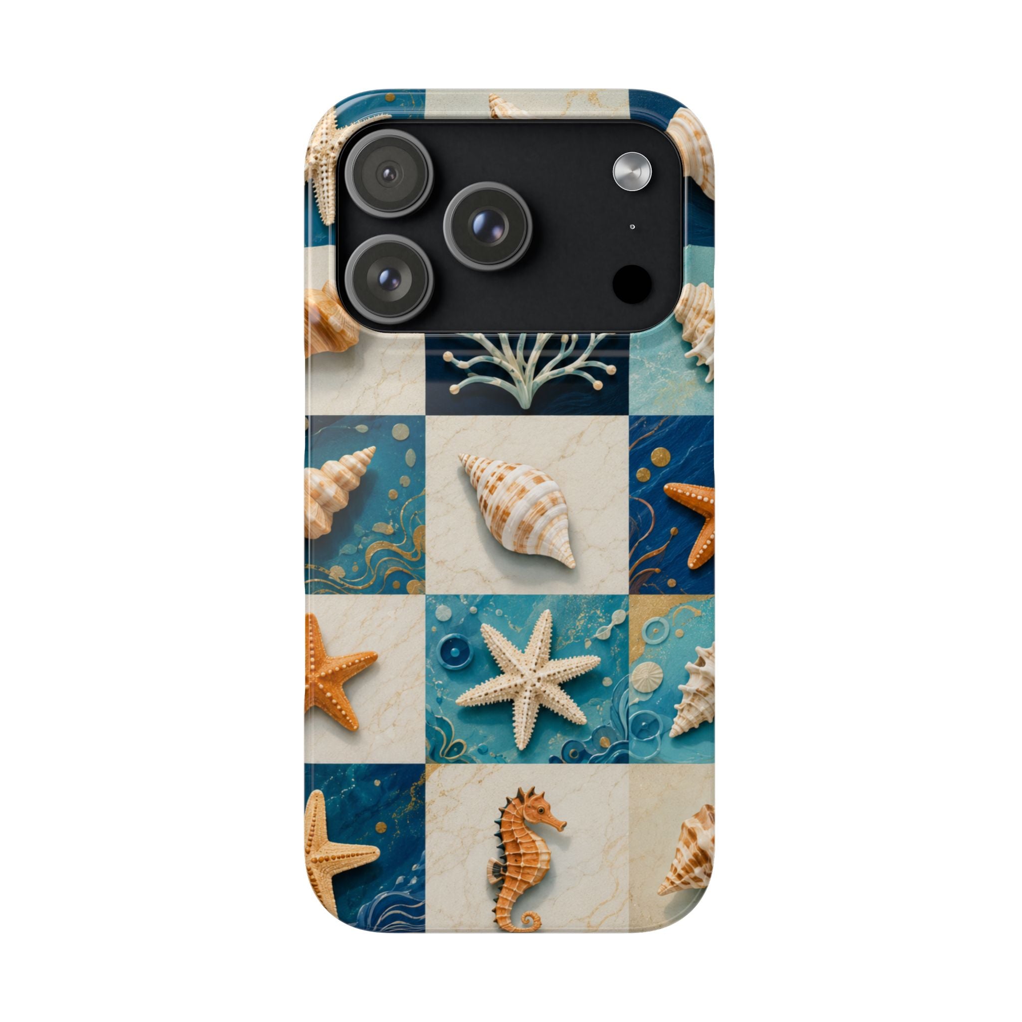 Coastal Seashell Mosaic Phone Case