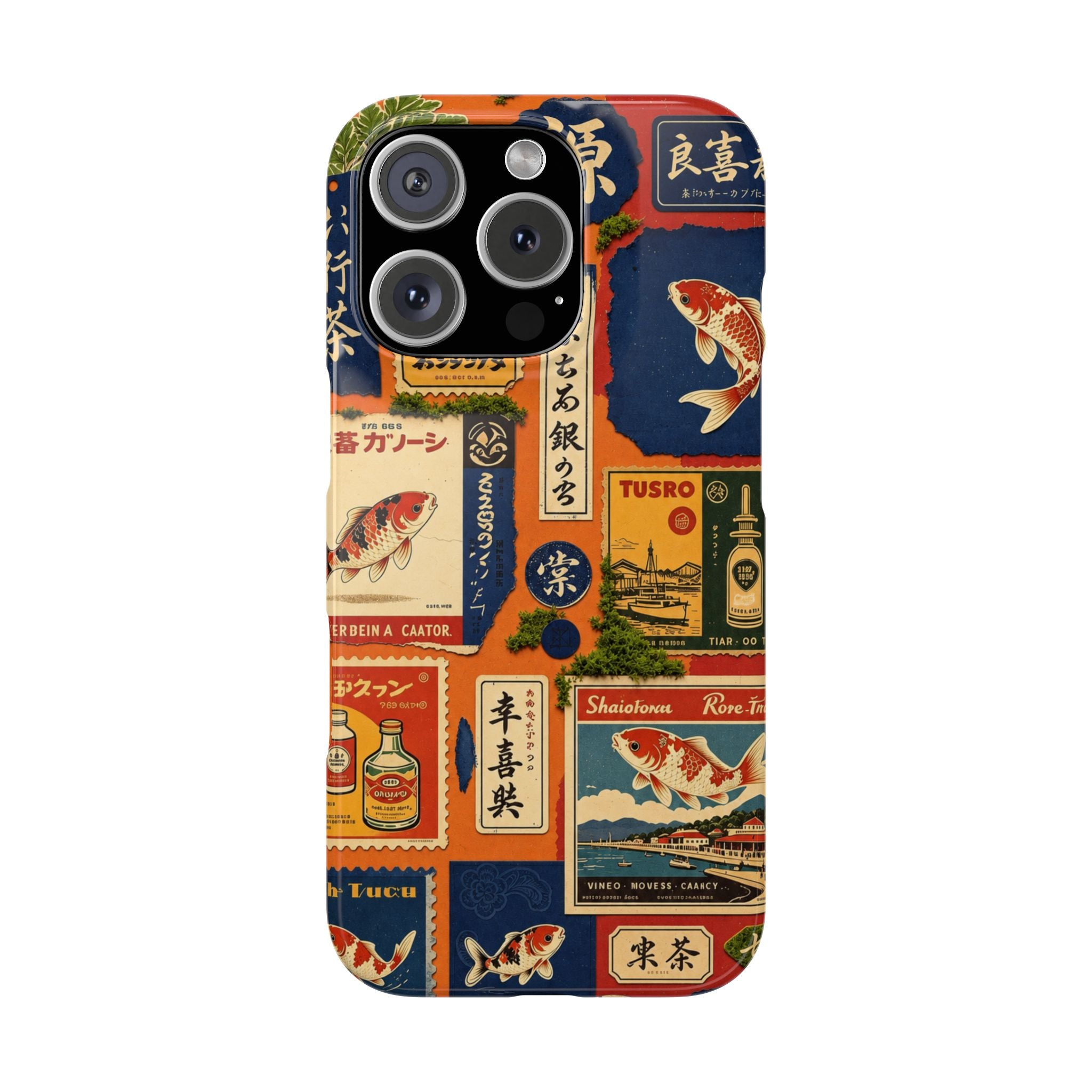 Vintage Japanese Koi Phone Case