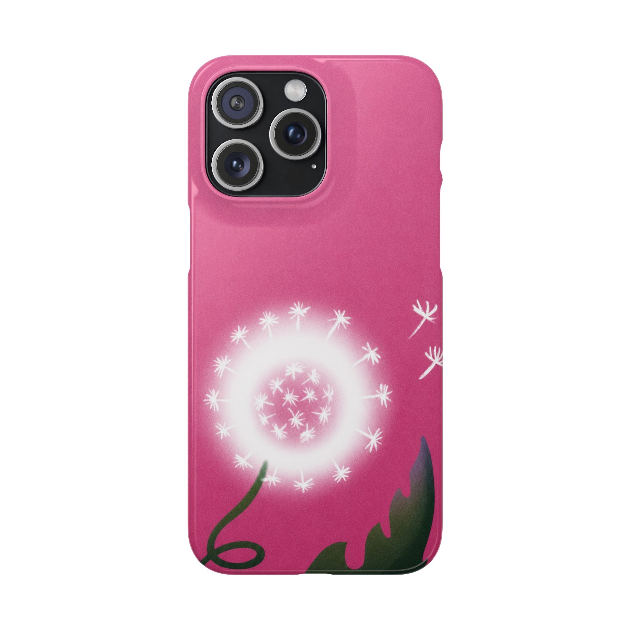 Pink Dandelion Phone Case